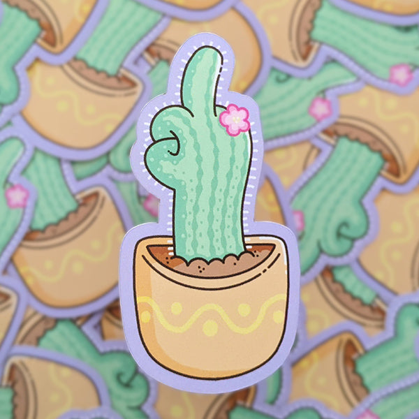 Fuckoff-tus Sticker | margindrawings