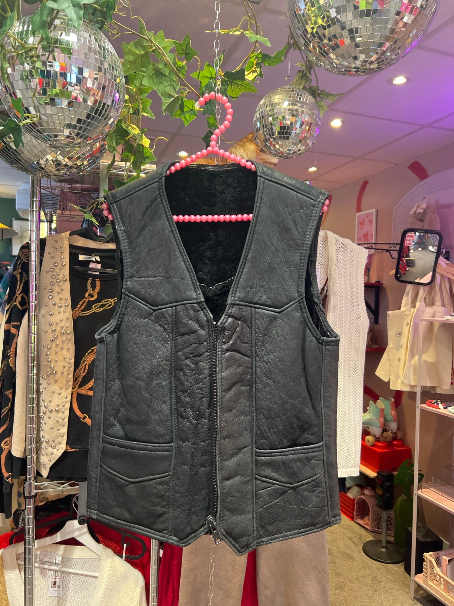 Vest leather and fur FPWR