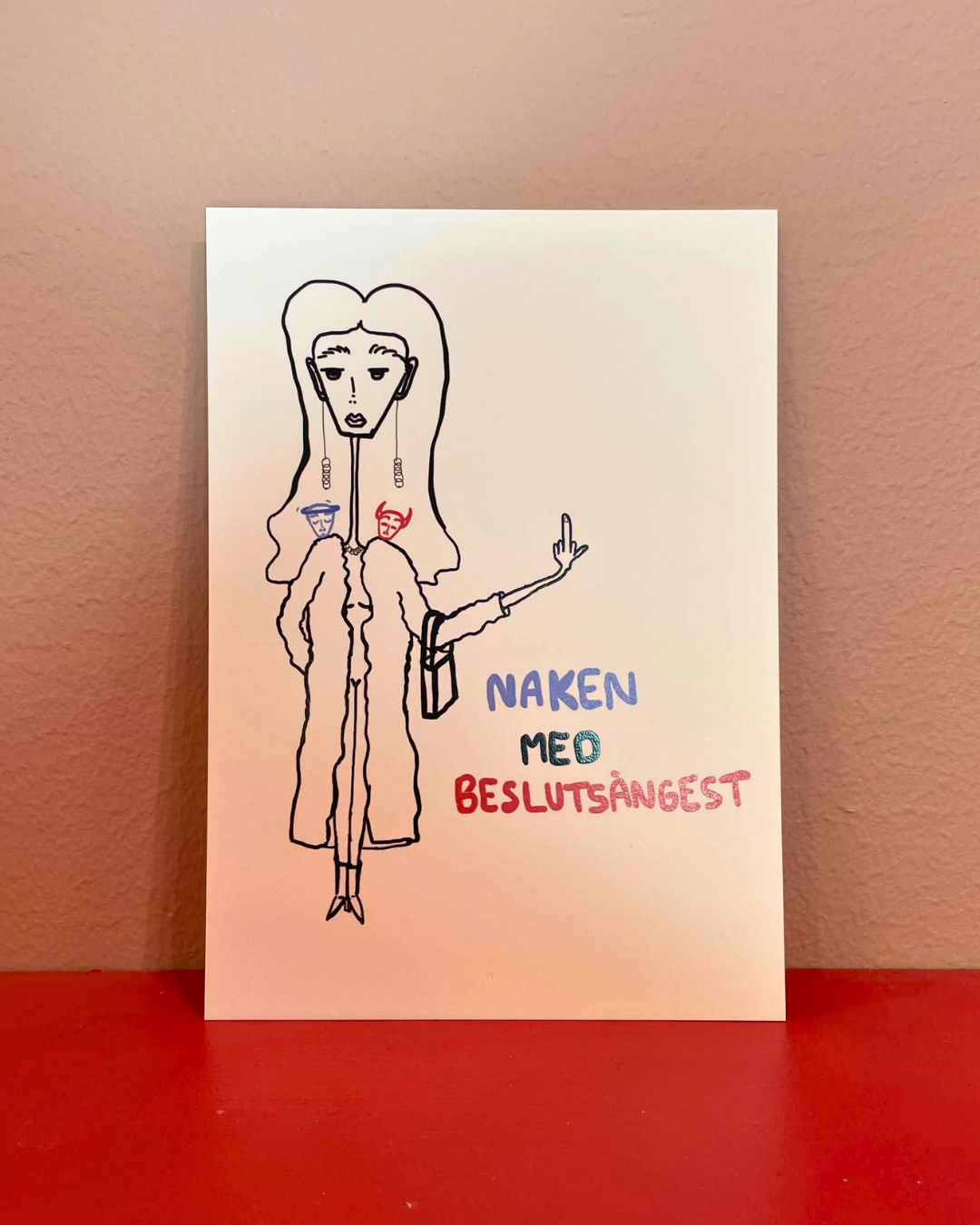 NAKEN MED BESLUTSÅNGEST