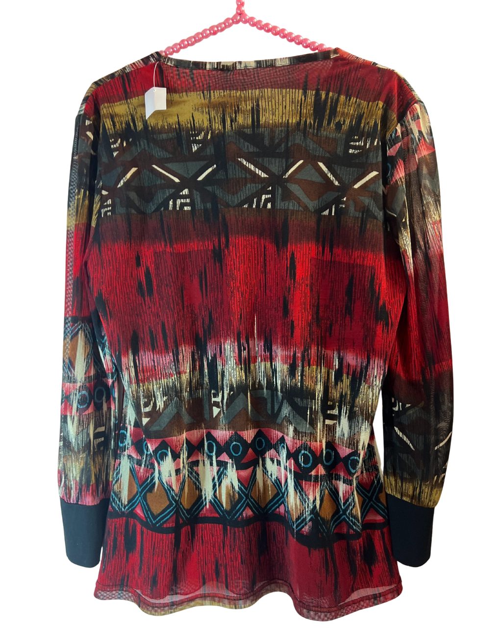 Y2K Geometric blouse