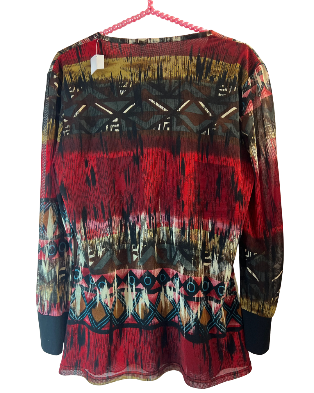 Y2K Geometric blouse