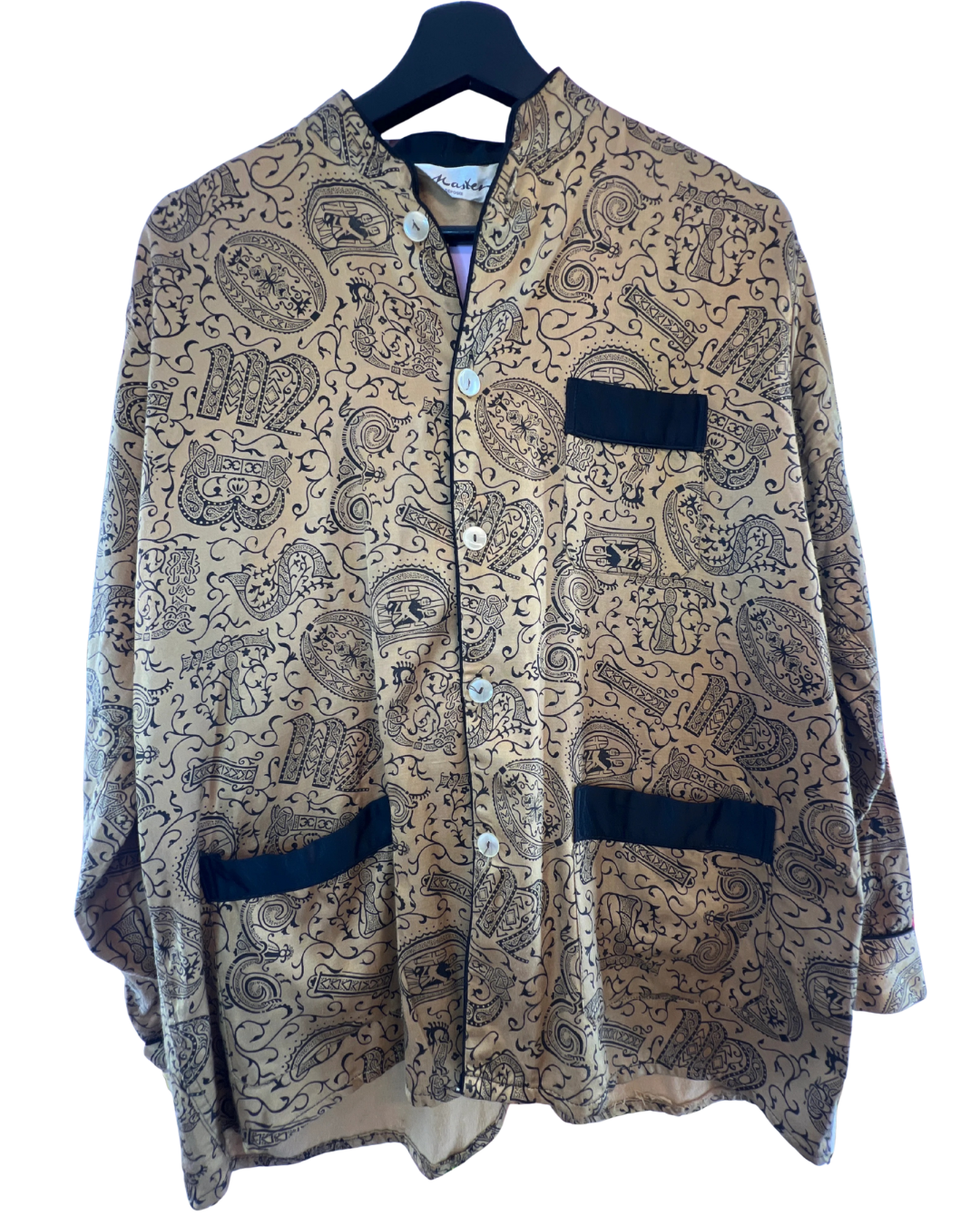 Shiny Master Dèposée Button-up Blouse