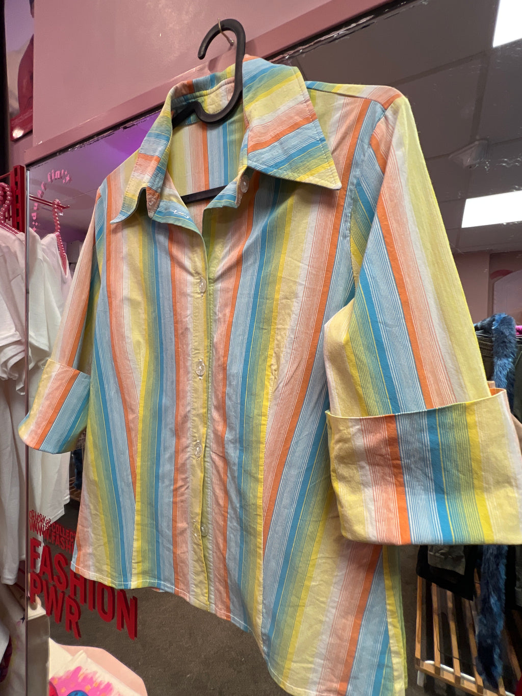 Stripped colorful shirt