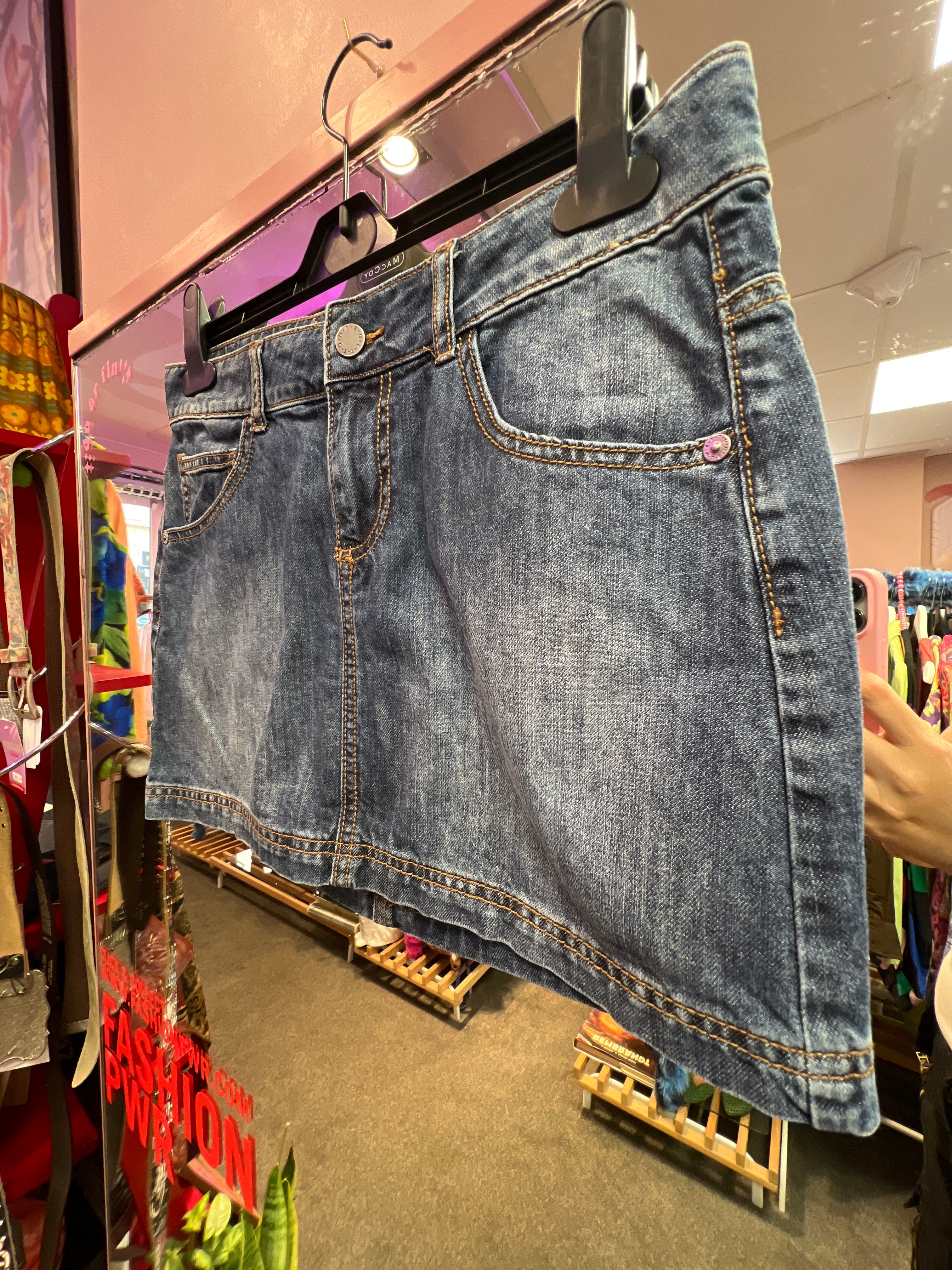 Benetton jeans skirt