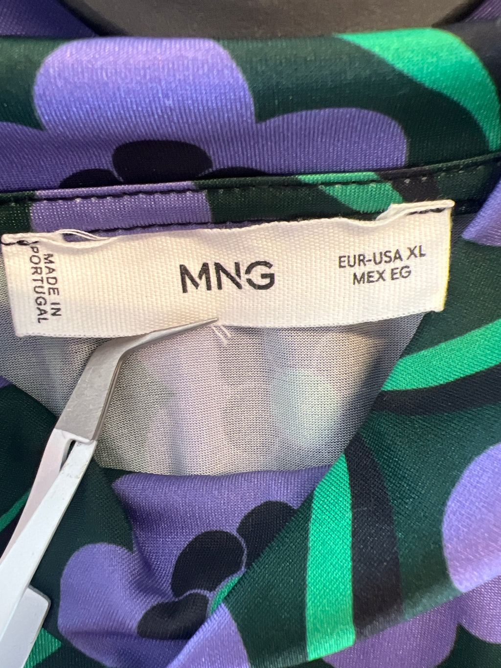 Purple "MNG" 70s Vibes Top