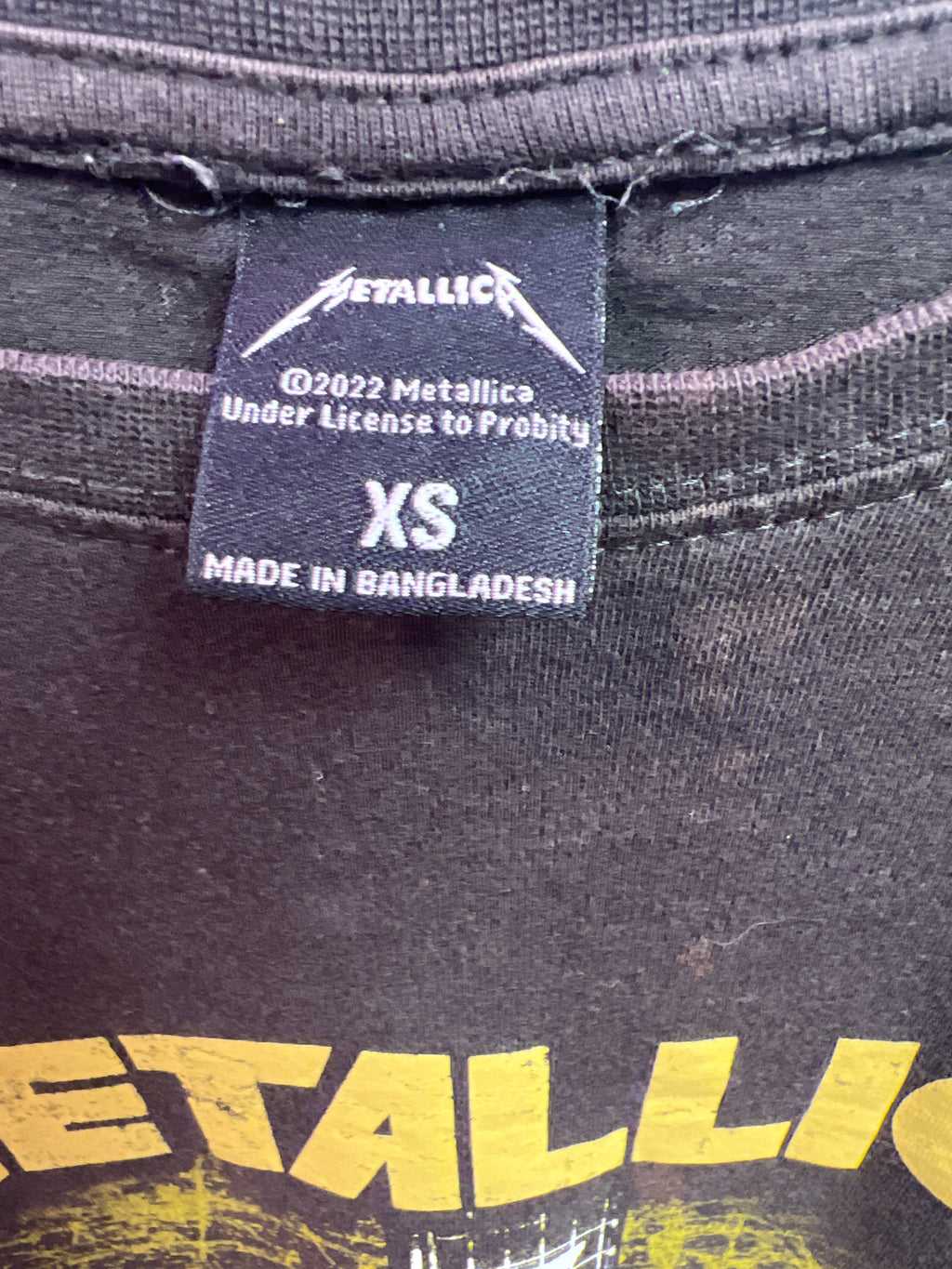 Metallica Hetfield guitar T-shirt