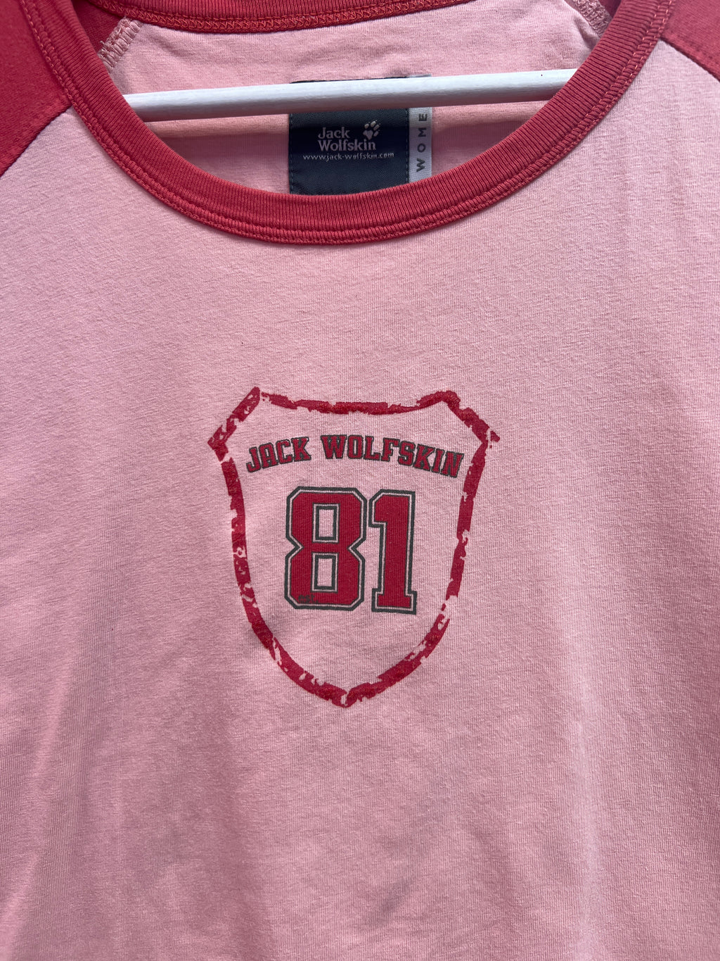 Jack Wolfskin pink T-shirt