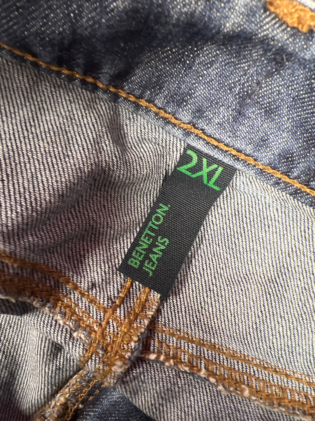 Benetton jeans skirt