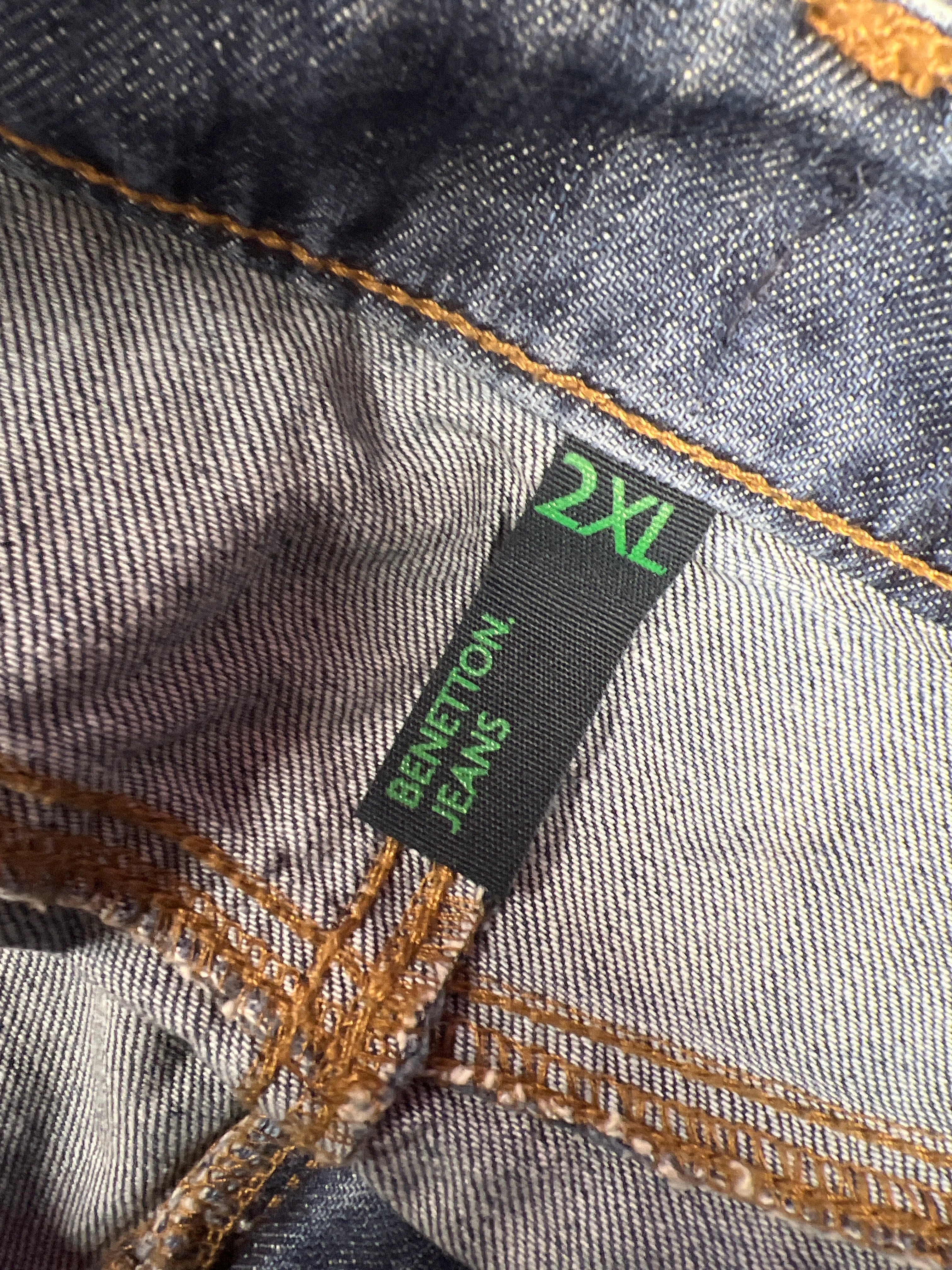 Benetton jeans skirt