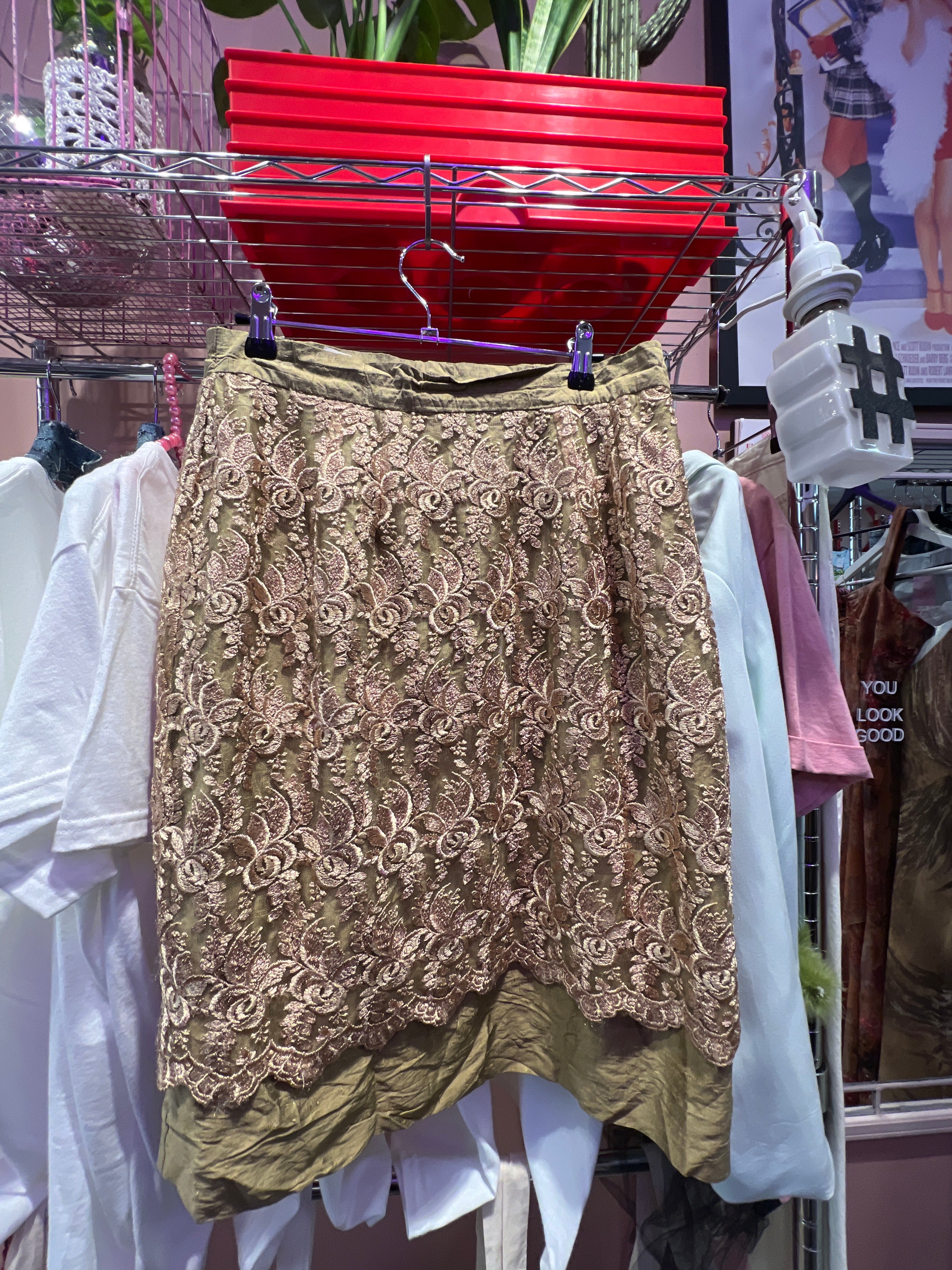 Silk skirt