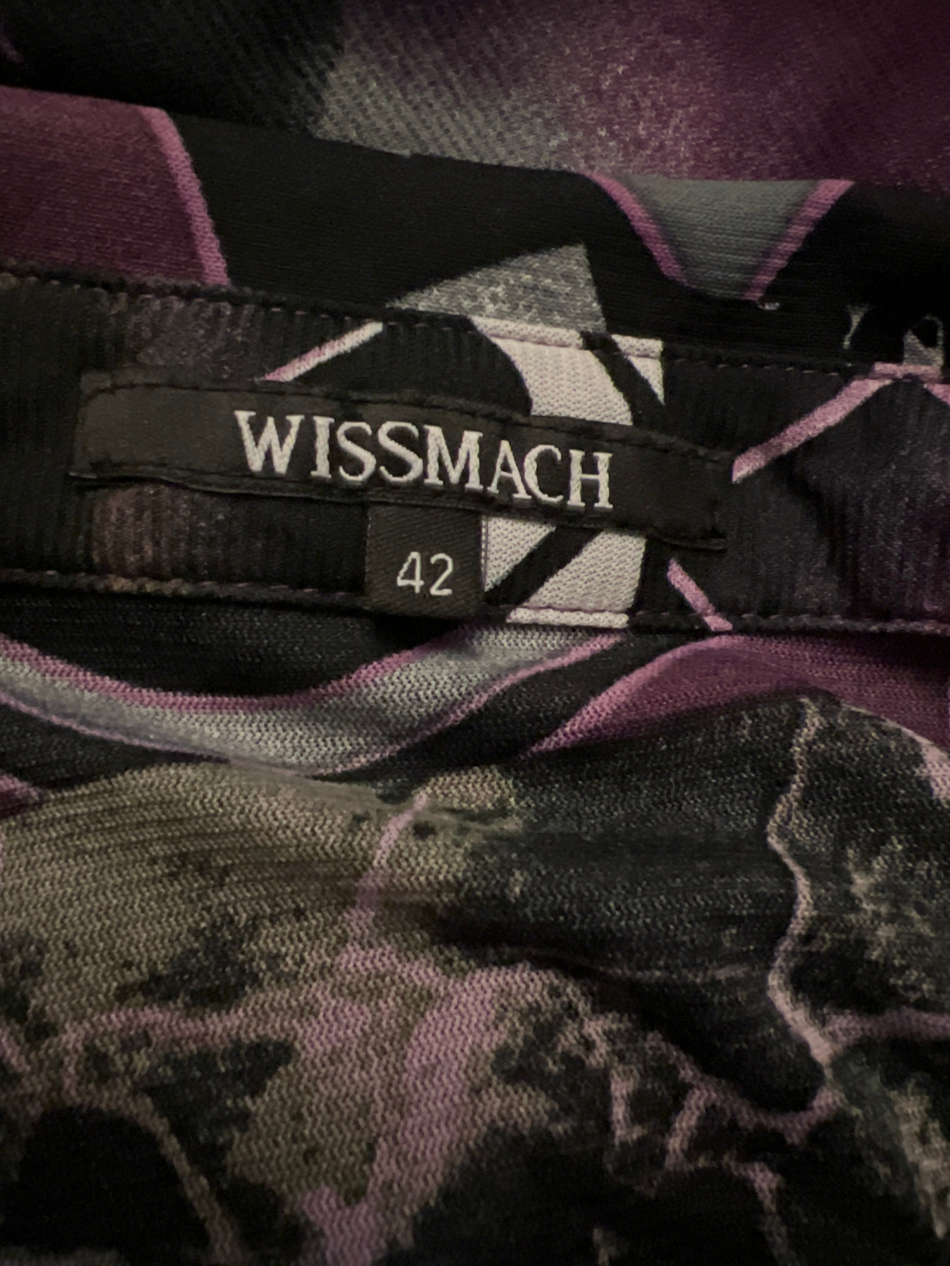 See through purple top Wissmach