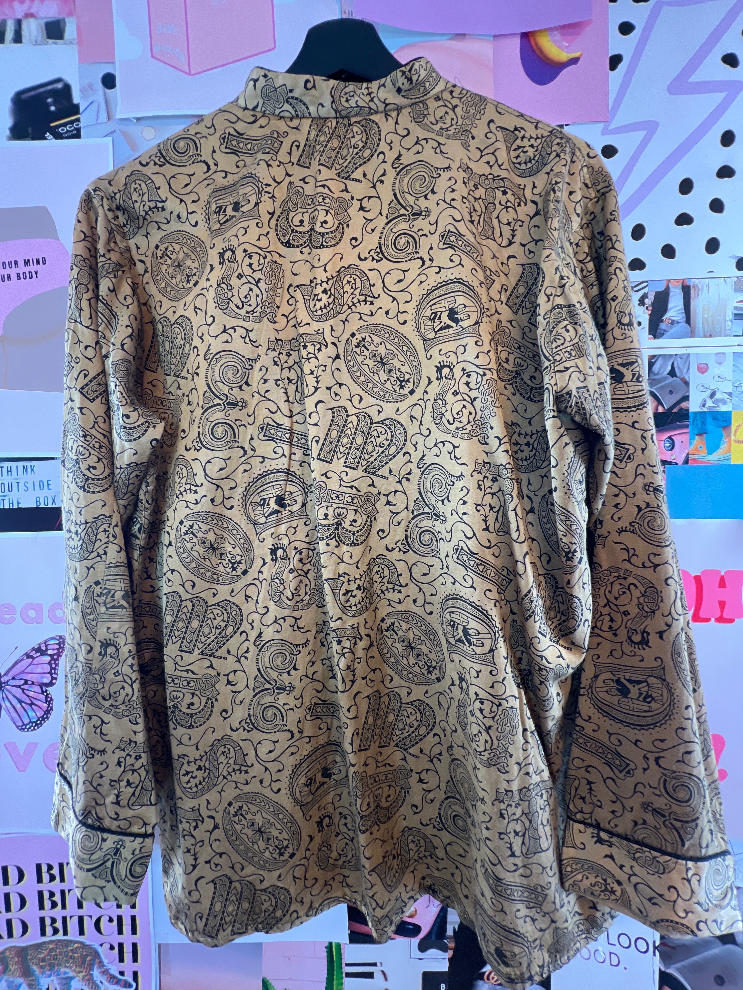 Shiny Master Dèposée Button-up Blouse