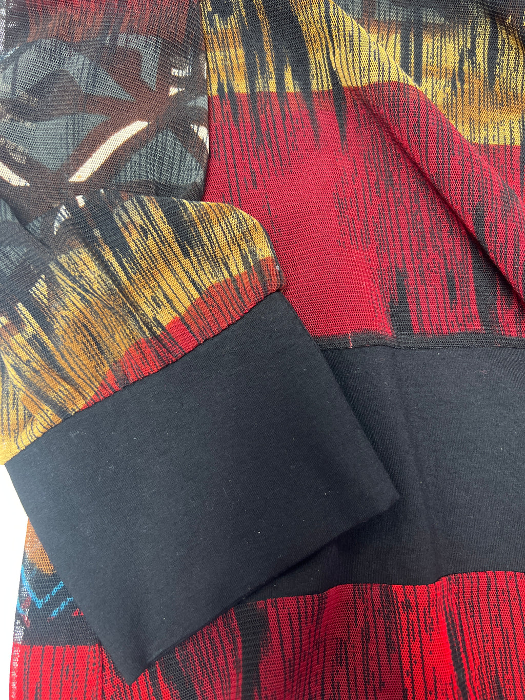 Y2K Geometric blouse