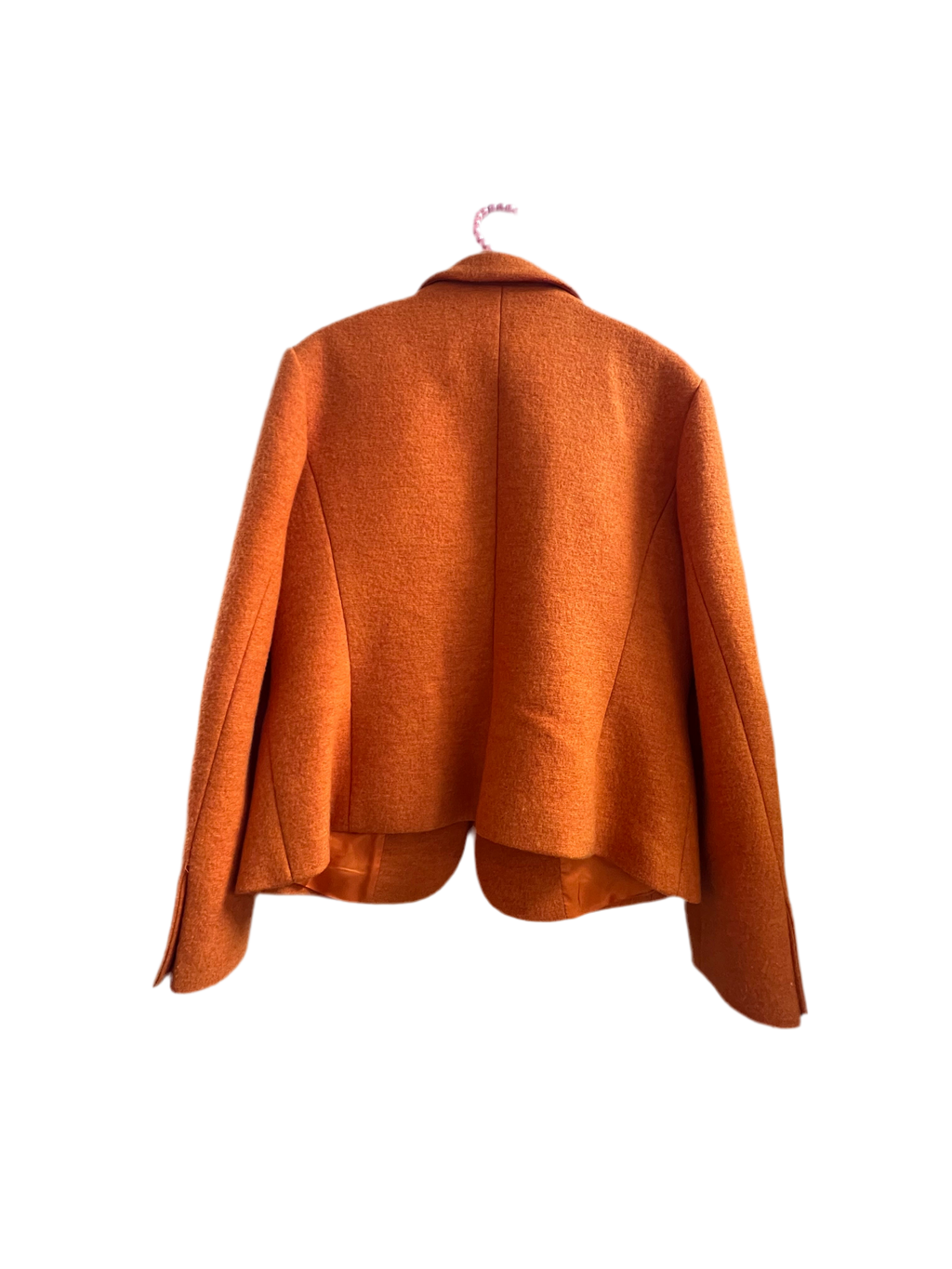 Orange "Madeleine" Wool Blazer