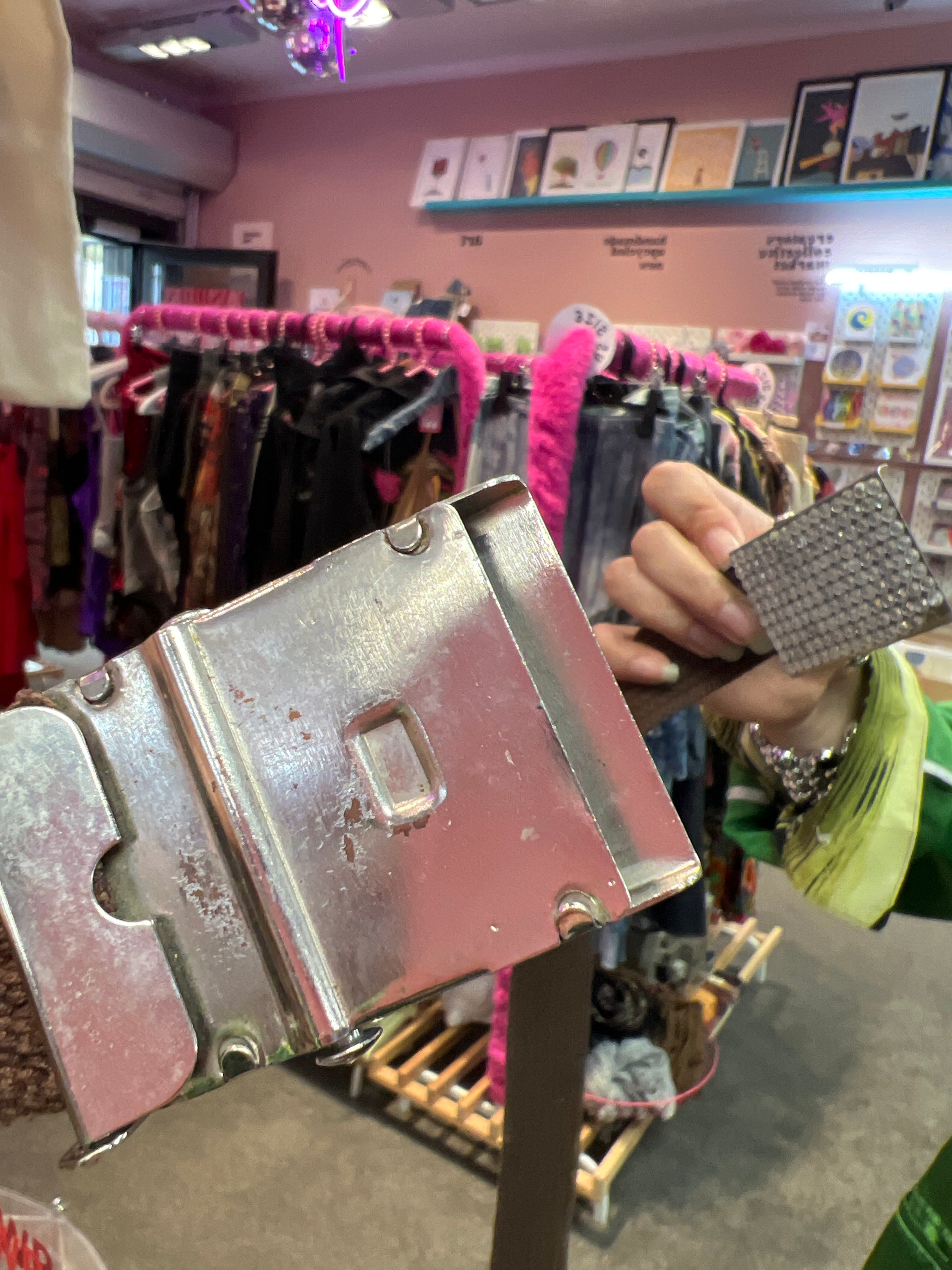Y2K vibes strass belt