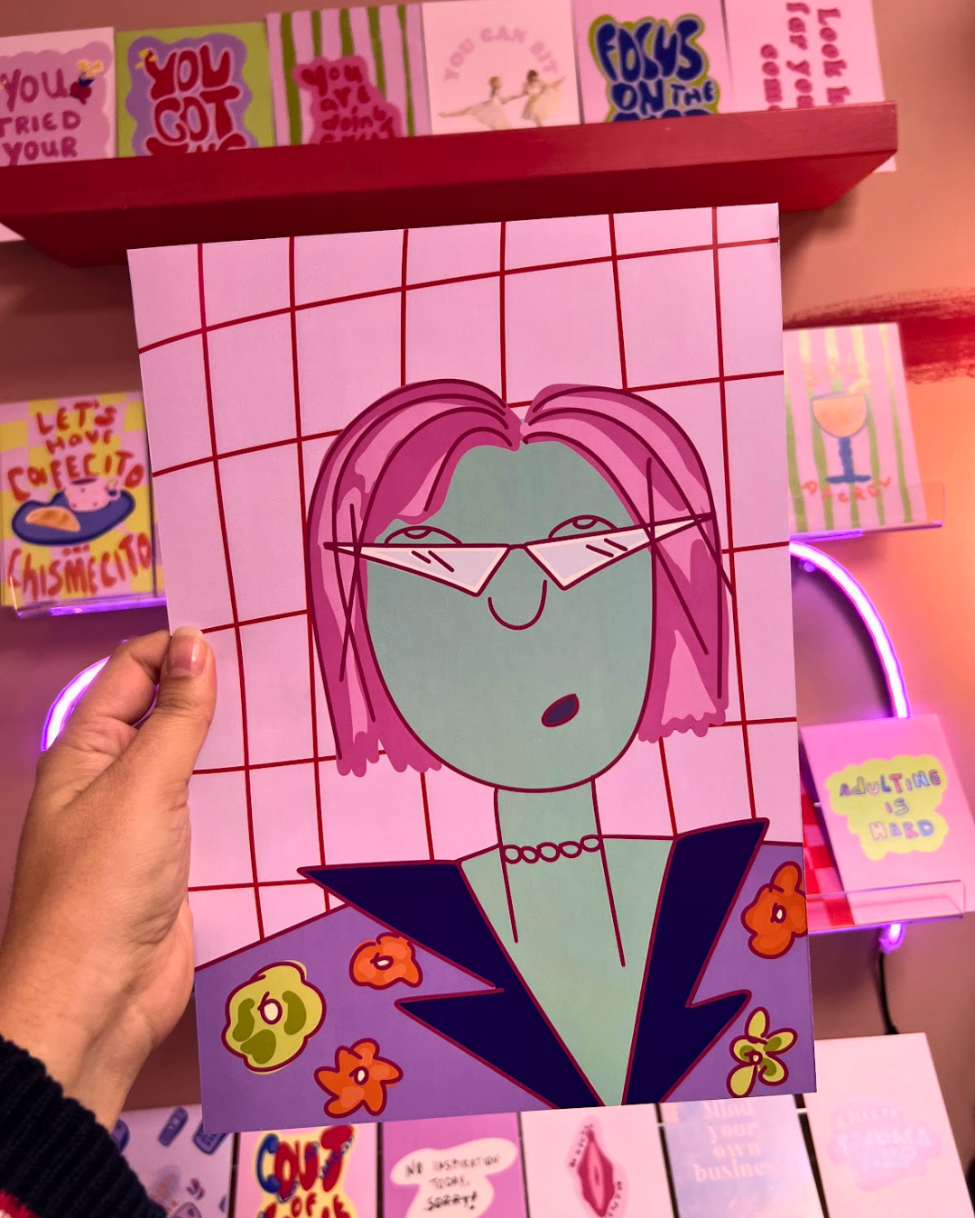 Fashionista Poster & Postcard