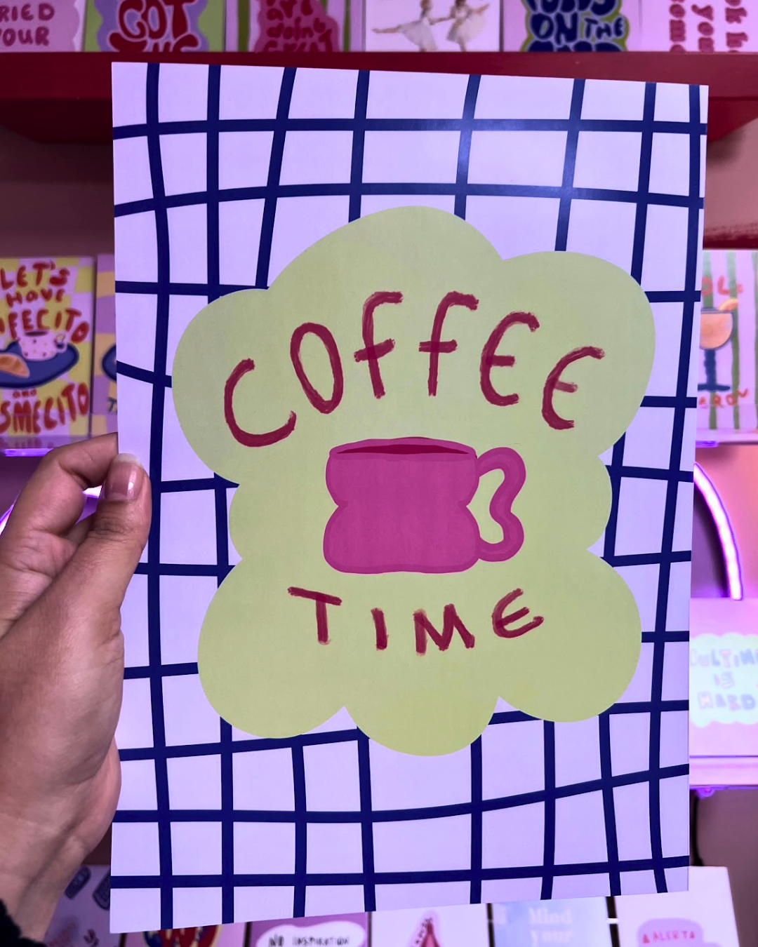 Coffee time Poster & Postcard