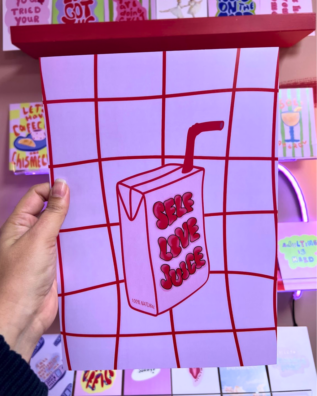 Self-love Juice Poster & Postcard