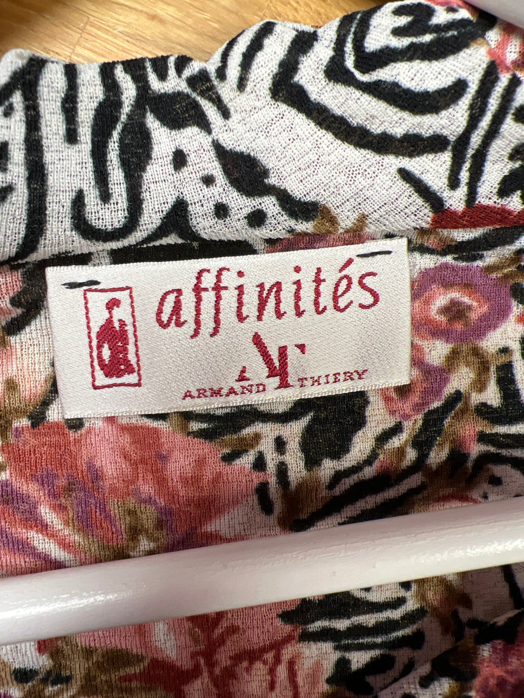 Y2K vibes patterned blouse Affinites blouse