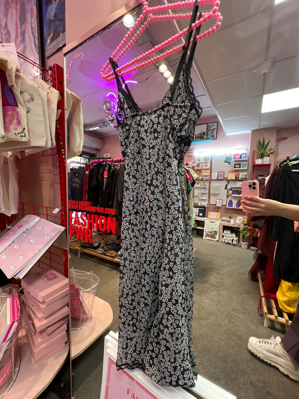 Y2K vibes see through dress flowers xshop
