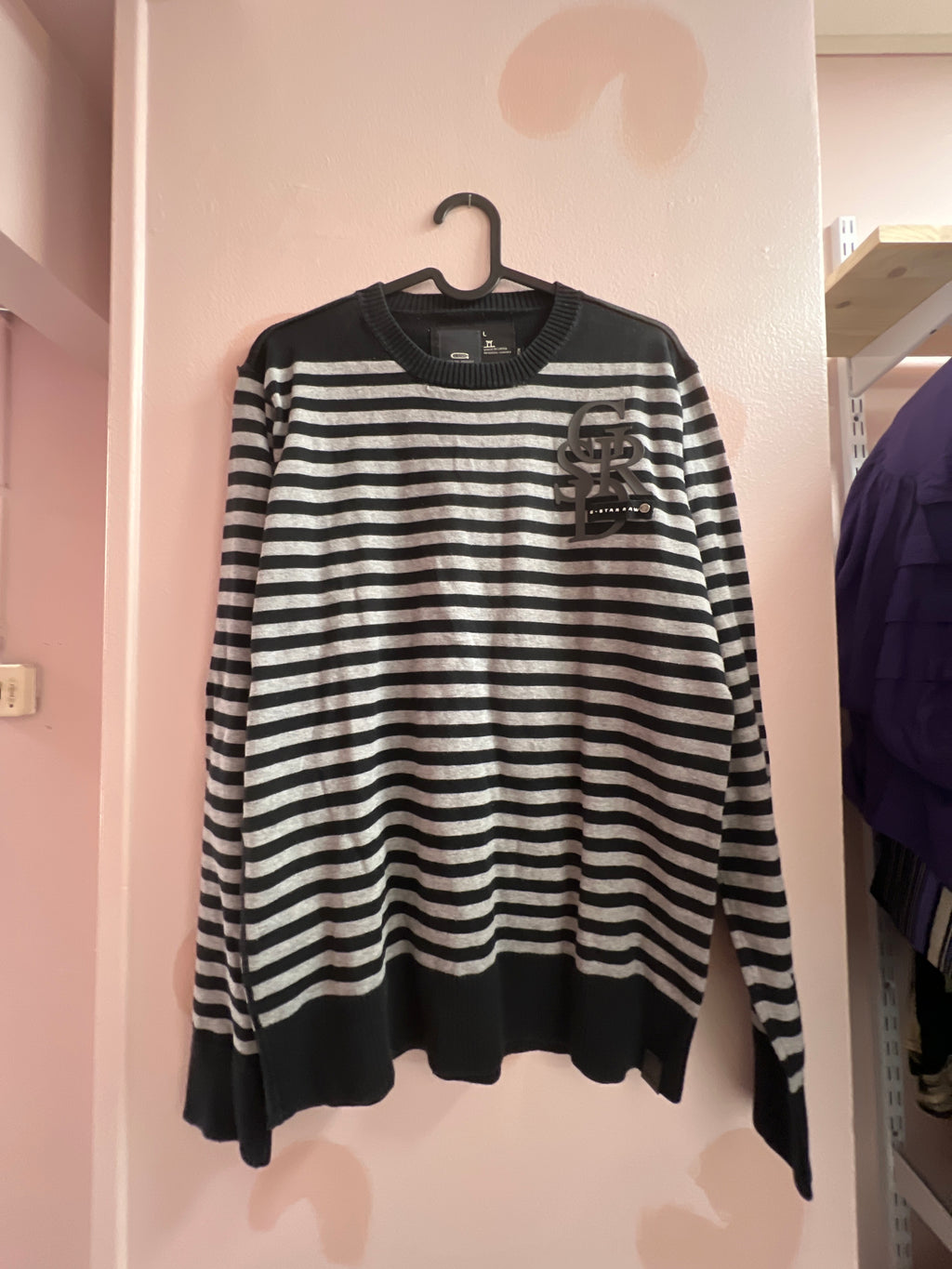 Stripped "G-Star" Sweater