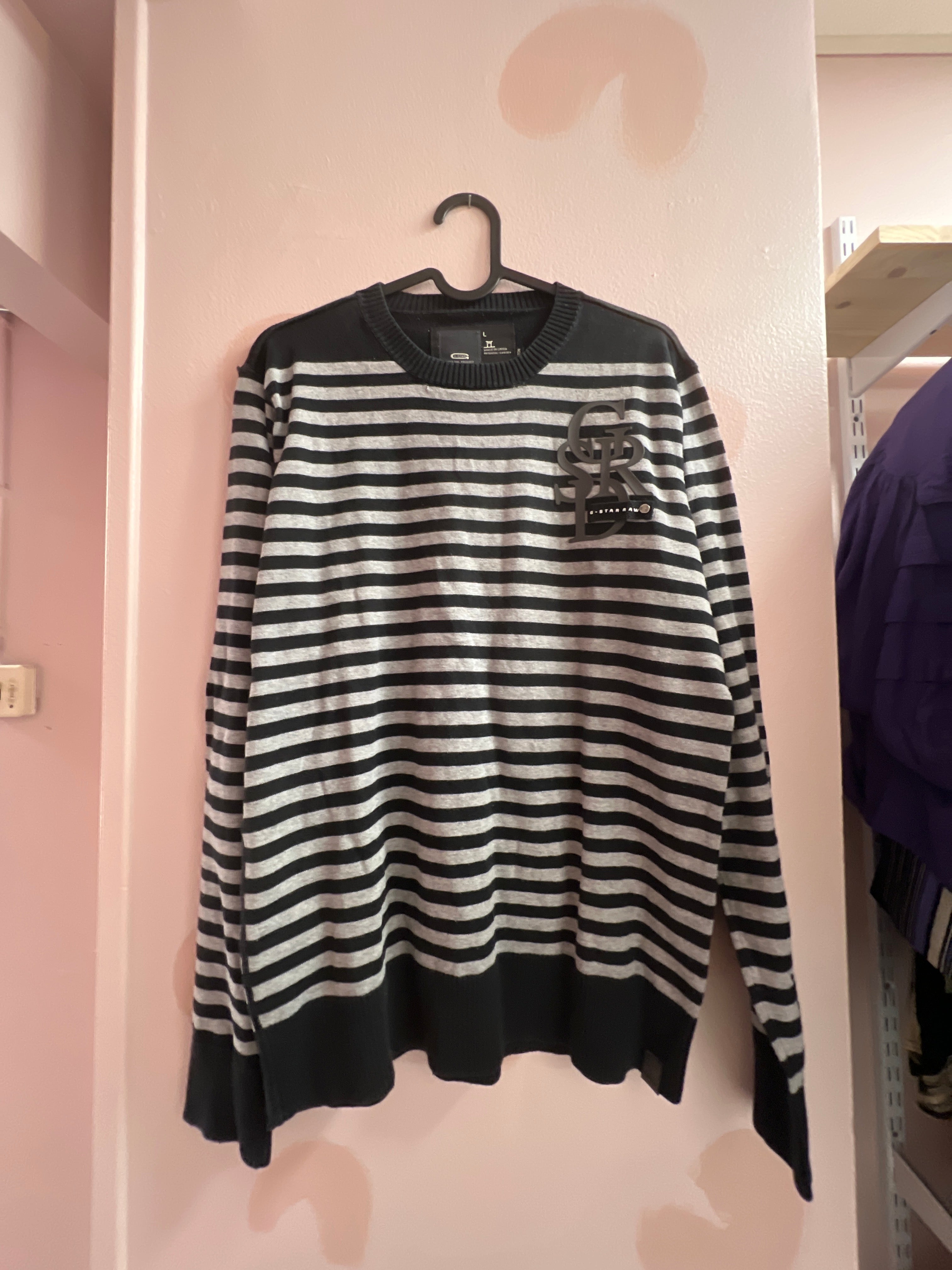 Stripped "G-Star" Sweater