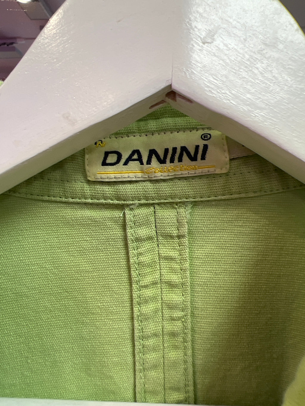 Green cotton blazer Danini