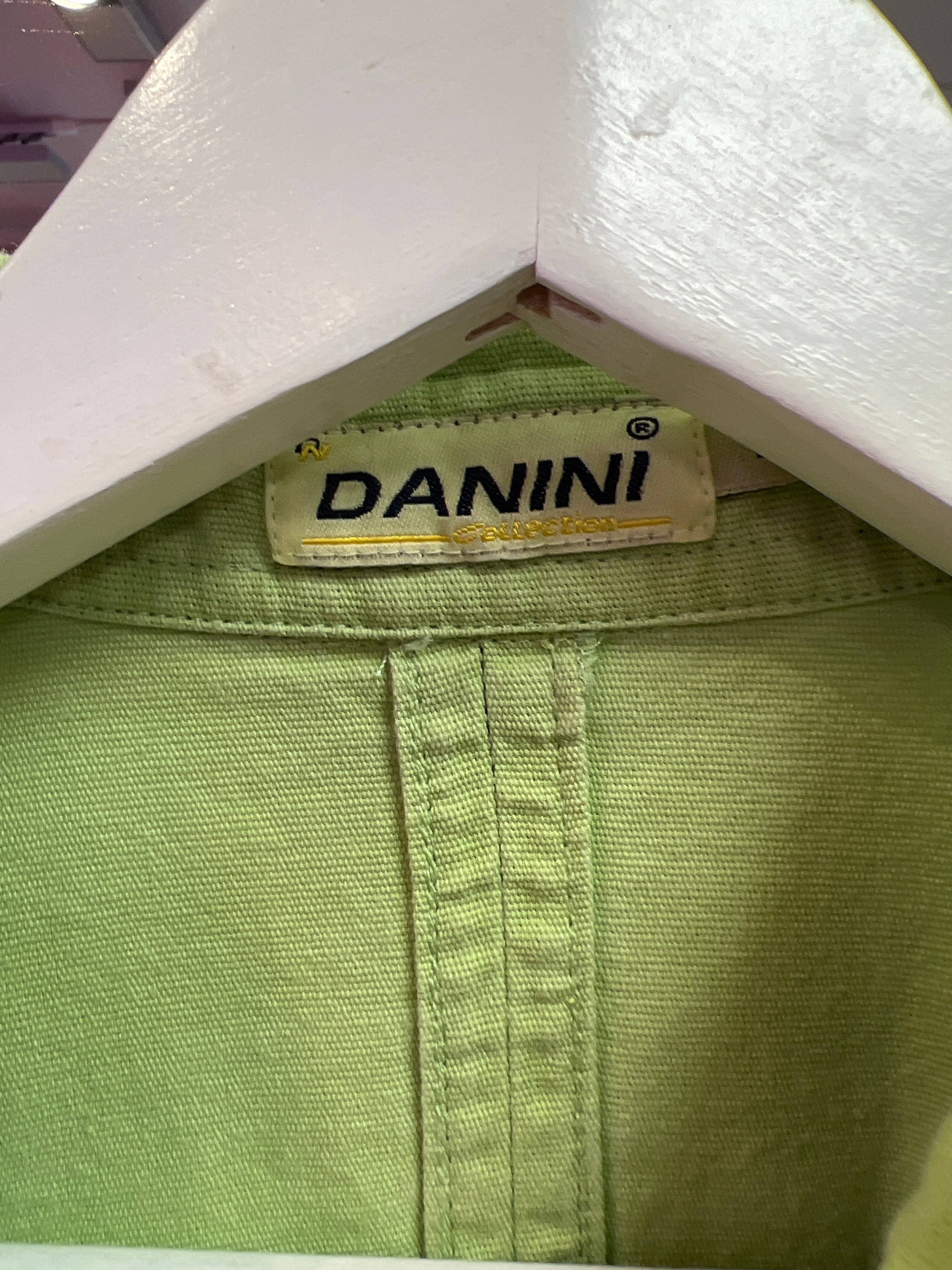 Green cotton blazer Danini