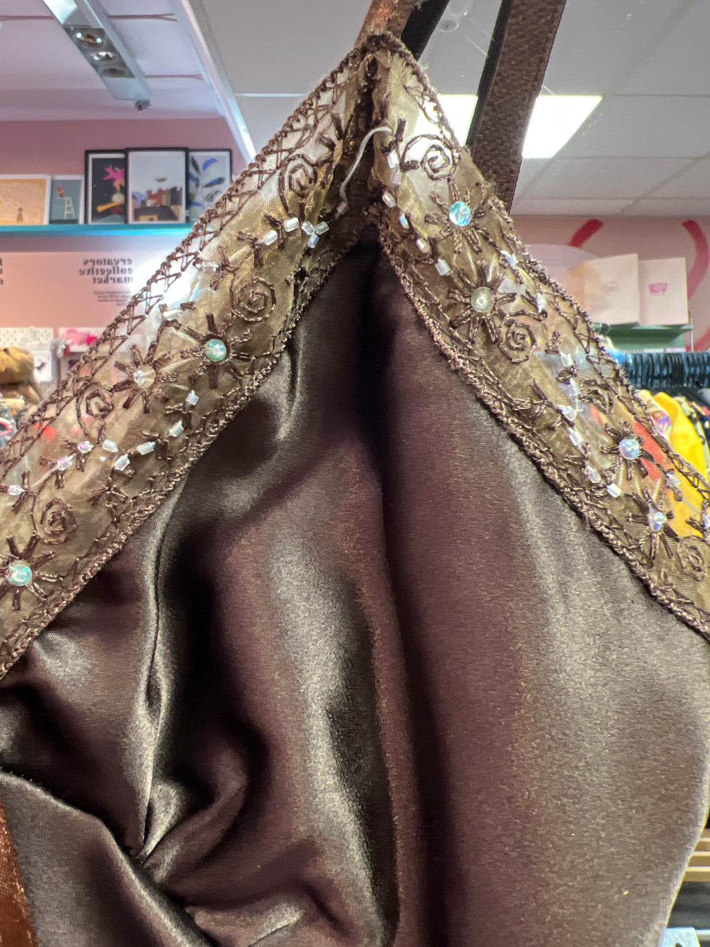 Cute brown top with