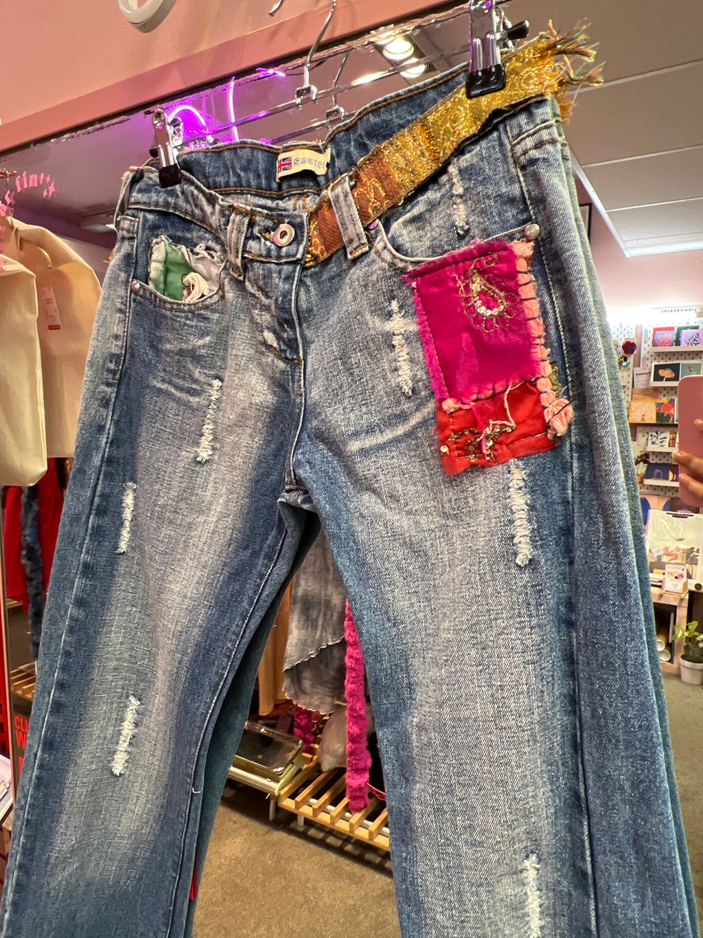 Patchwork jeans
