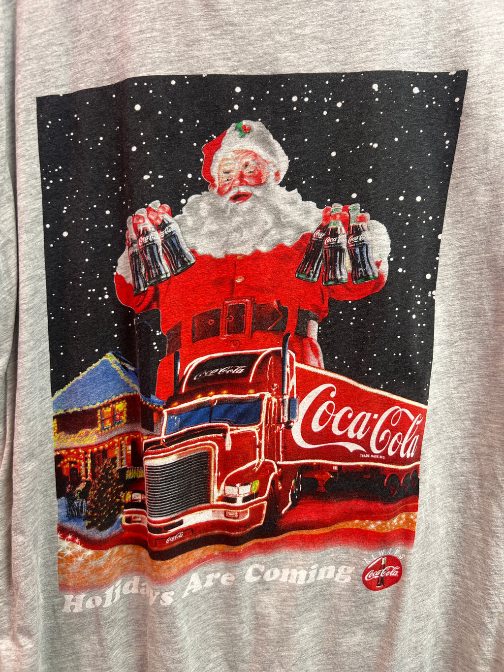 Coca-cola santa t-shirt