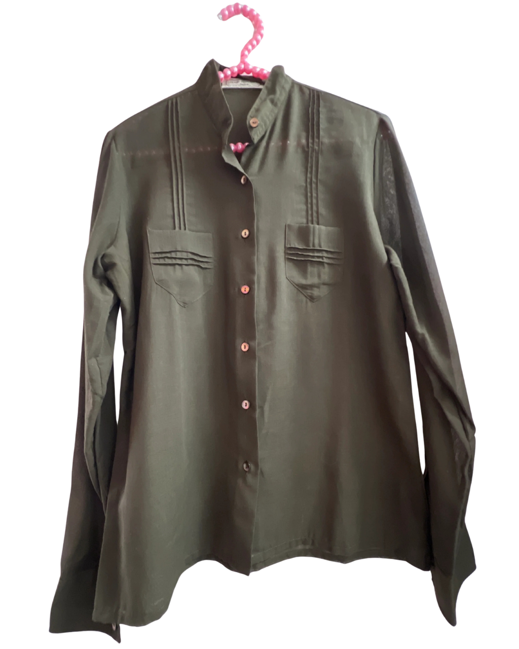 Military Green "Jean Philippe" Button-up Shirt