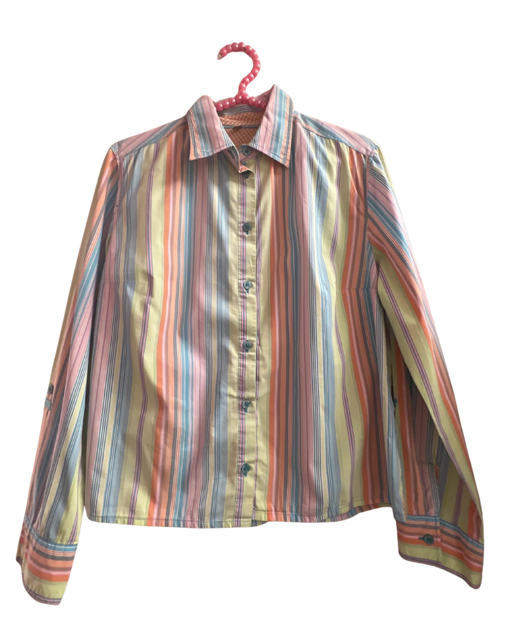 Colourful Striped Button-up Shirt