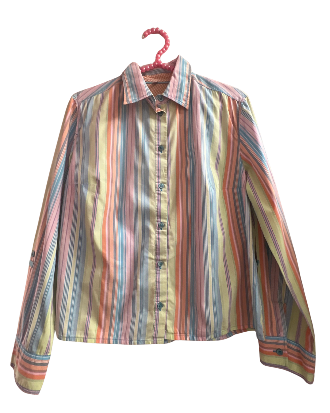 Colourful Striped Button-up Shirt