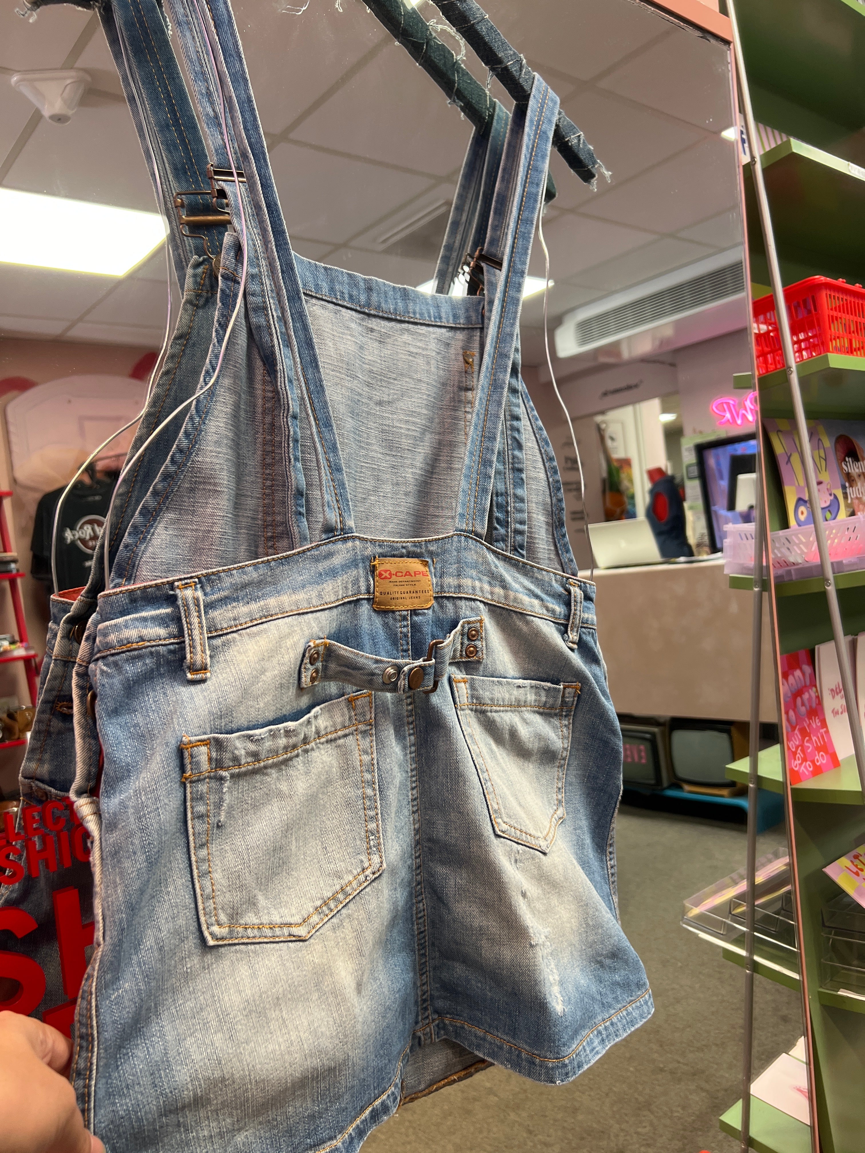 Jeans overall skirt