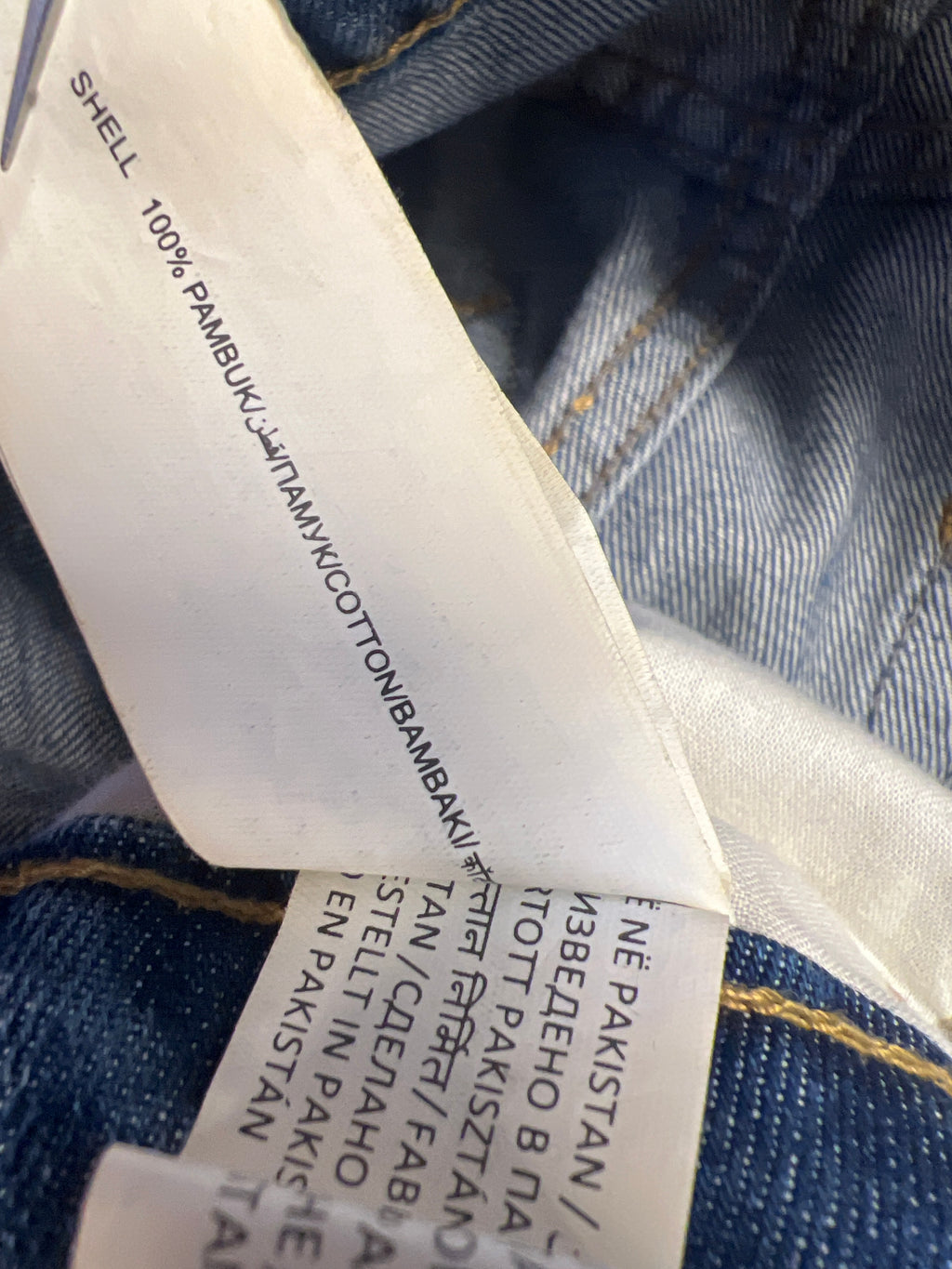 "Pink Woman" Jeans Skirt with Frills