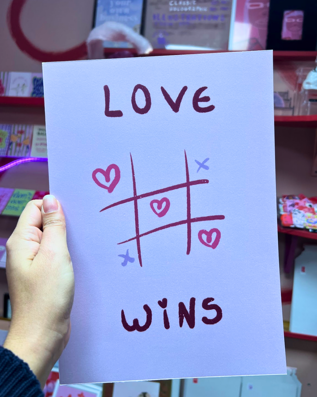 Love wins Poster & Postcard