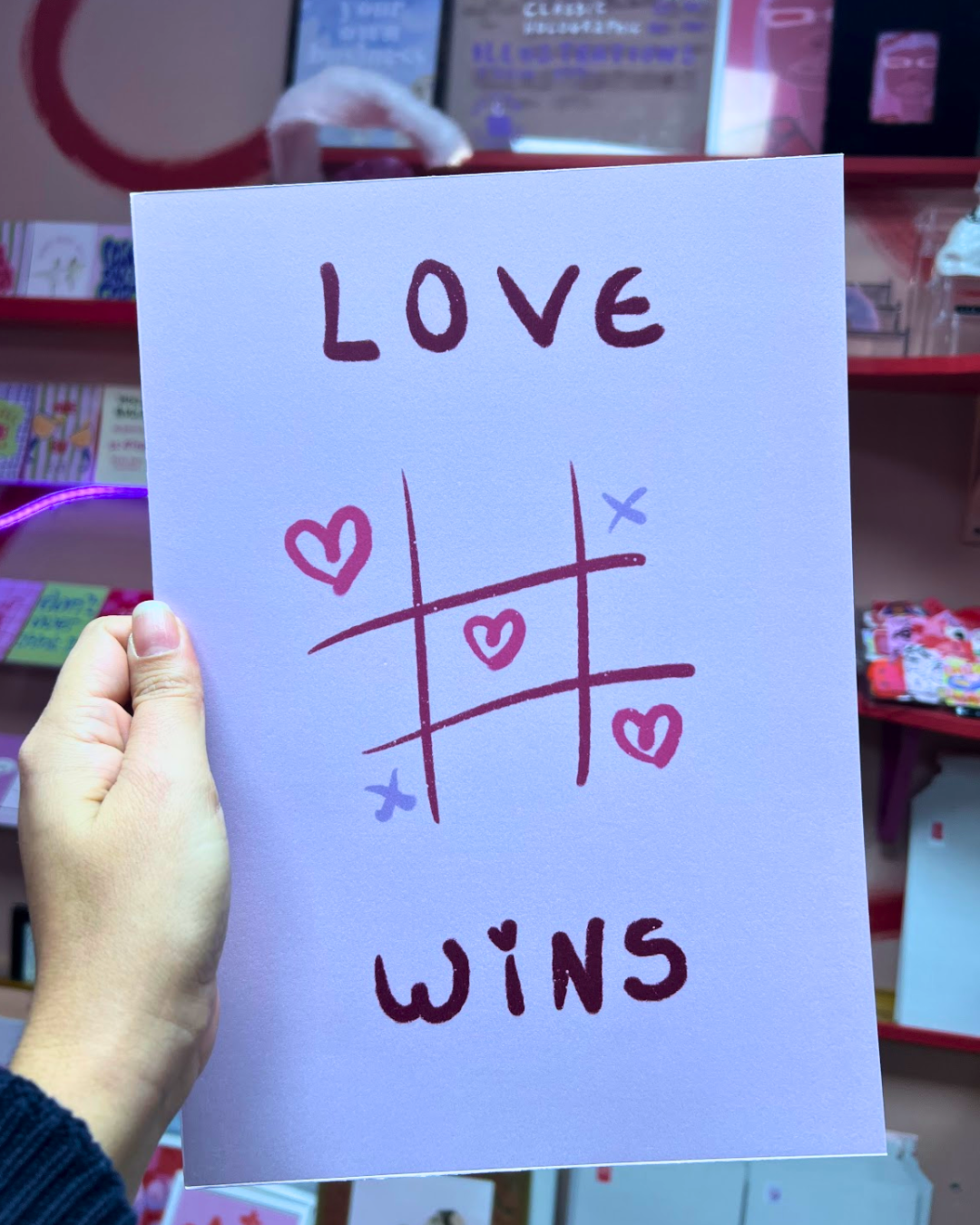 Love wins Poster & Postcard