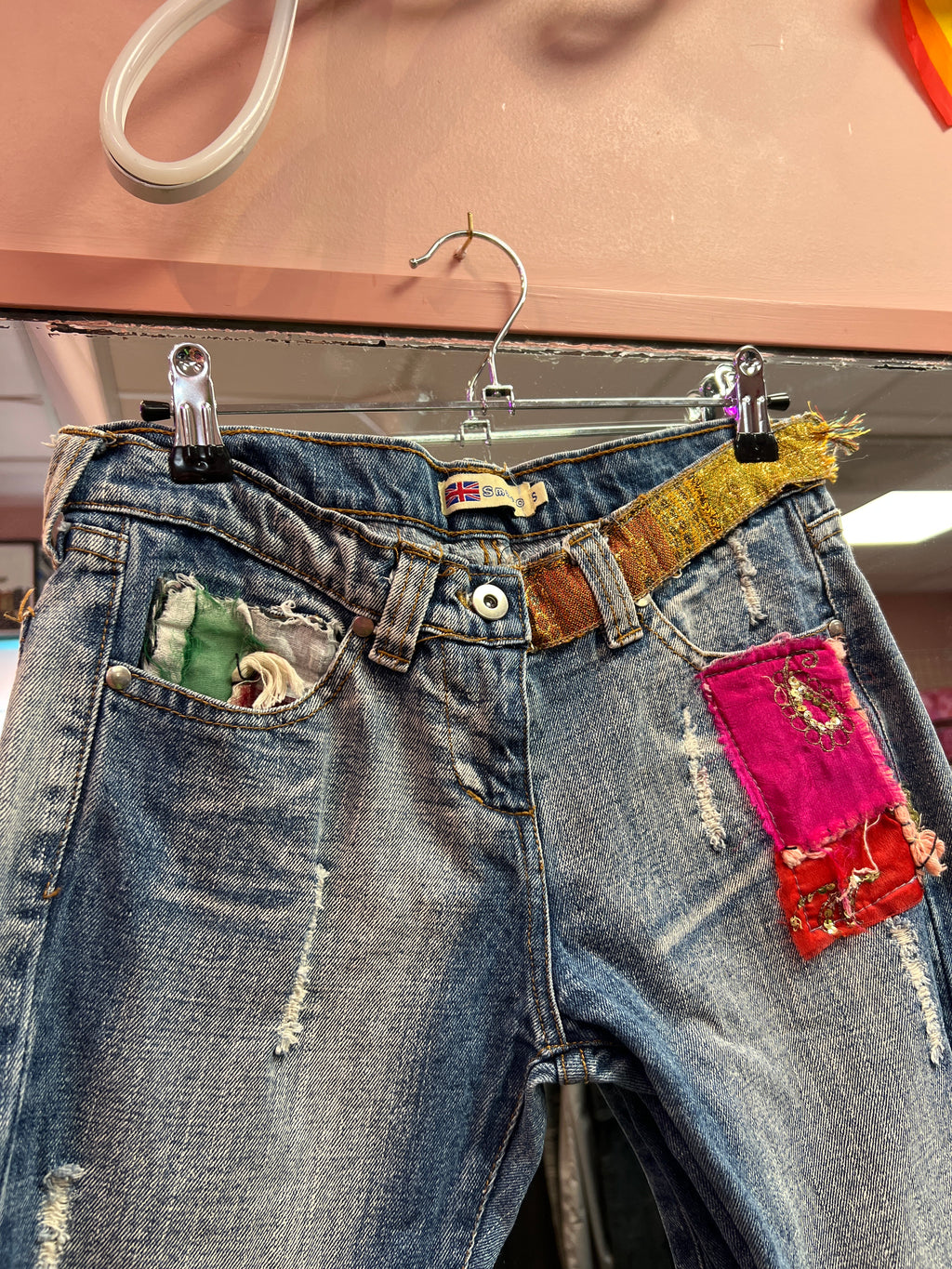 Patchwork jeans