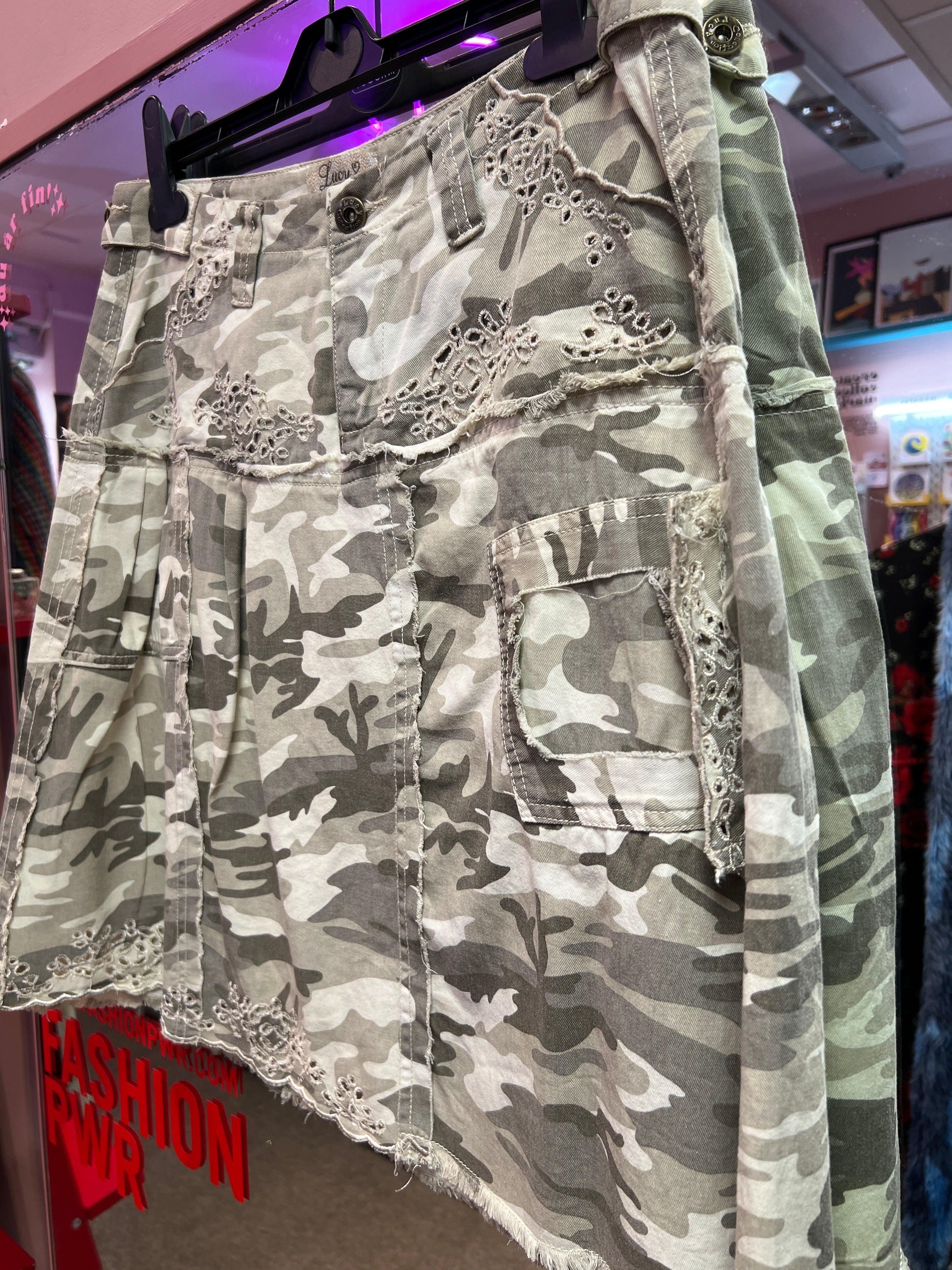 Camouflaged Lucy skirt