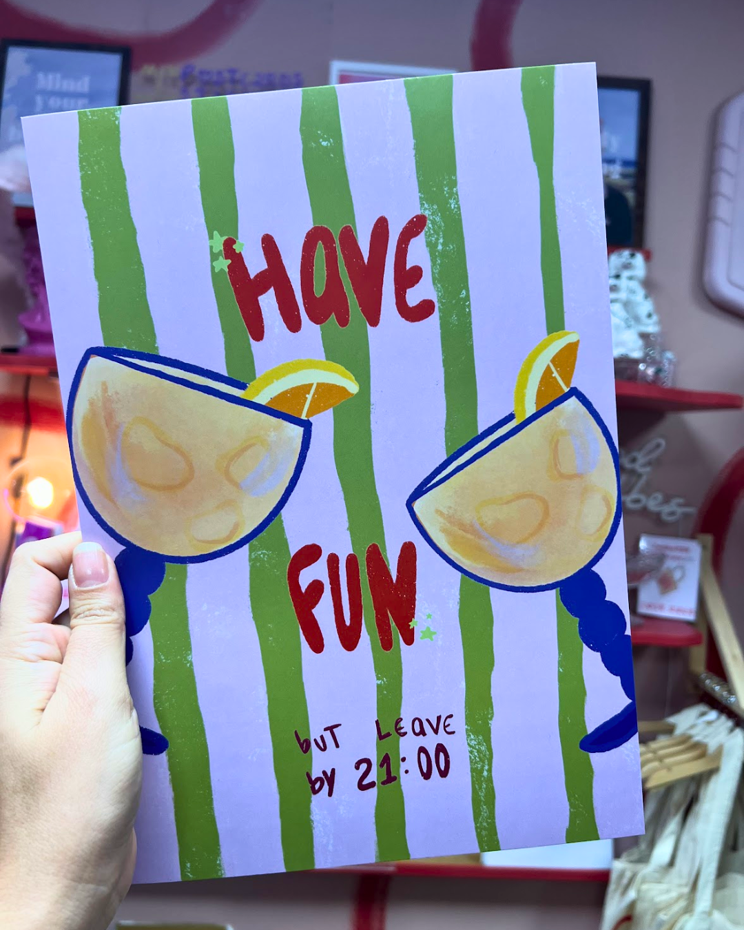 Have fun but leave by 21