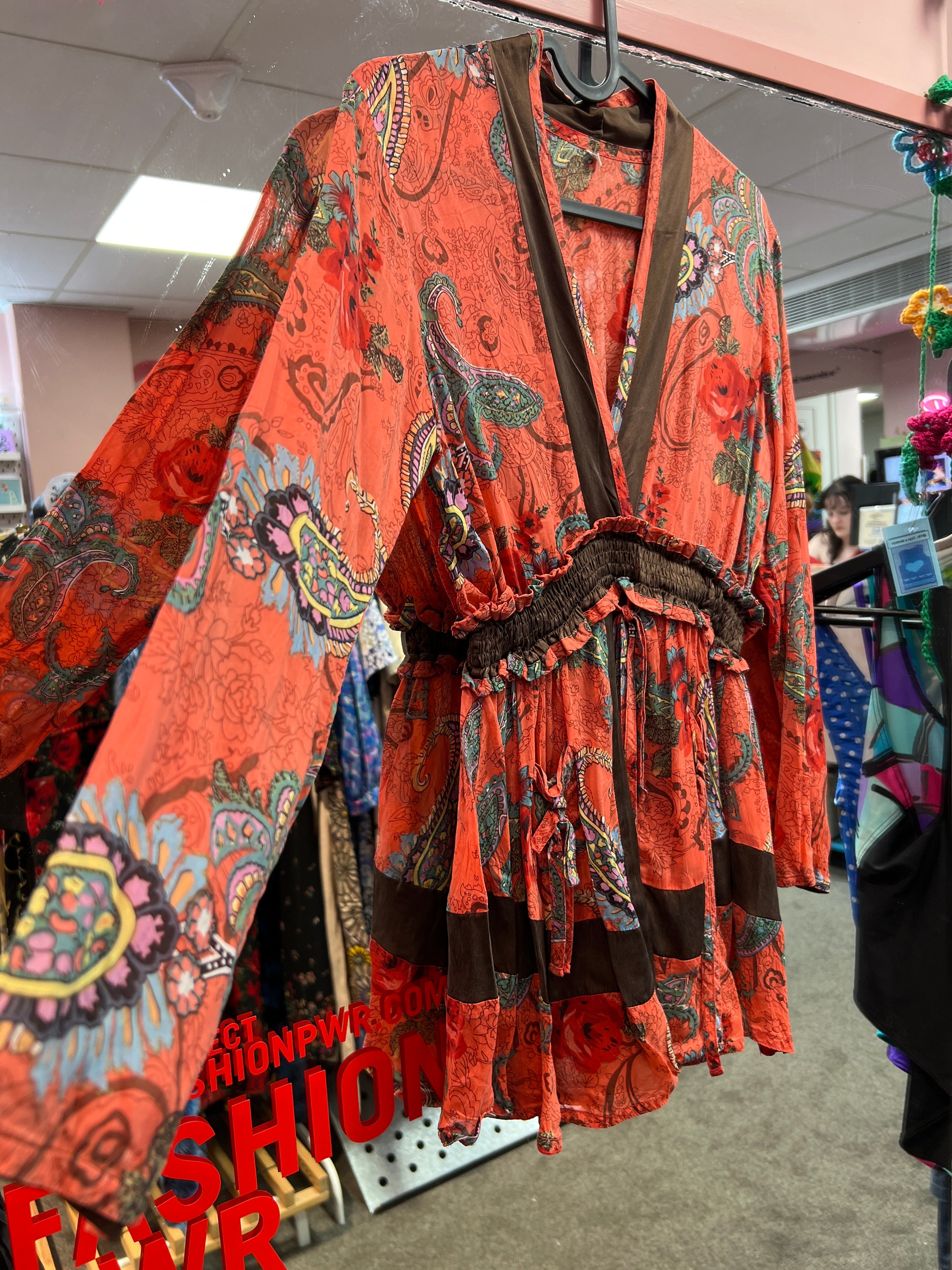 Bohemian vneck top
