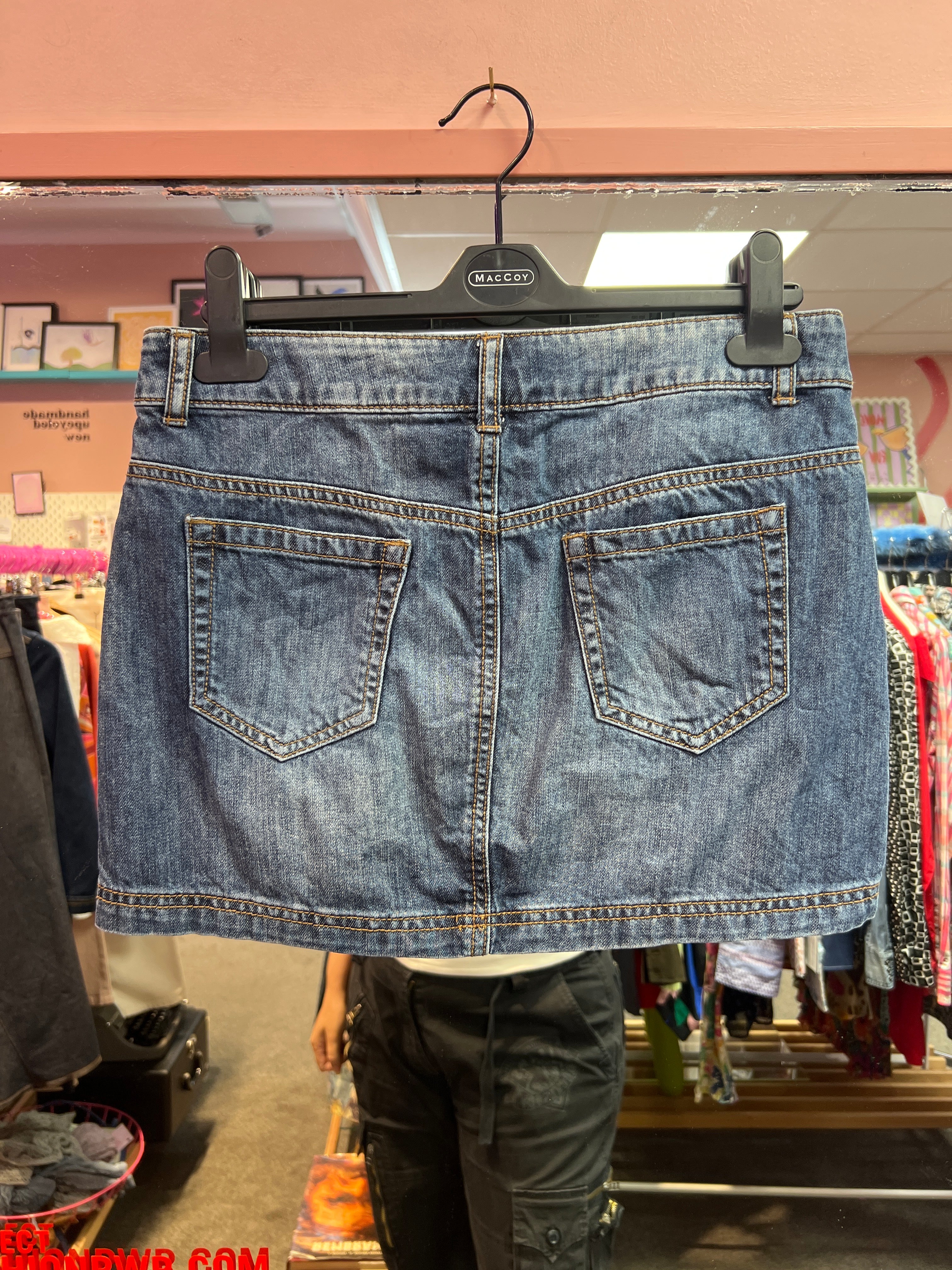 Benetton jeans skirt