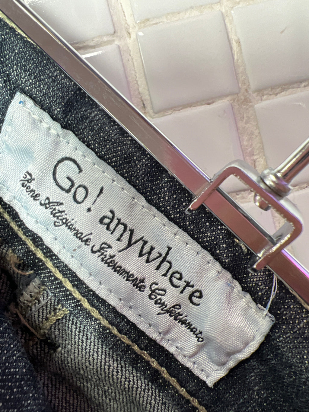 Y2K jeans skirt multi pockets Go!