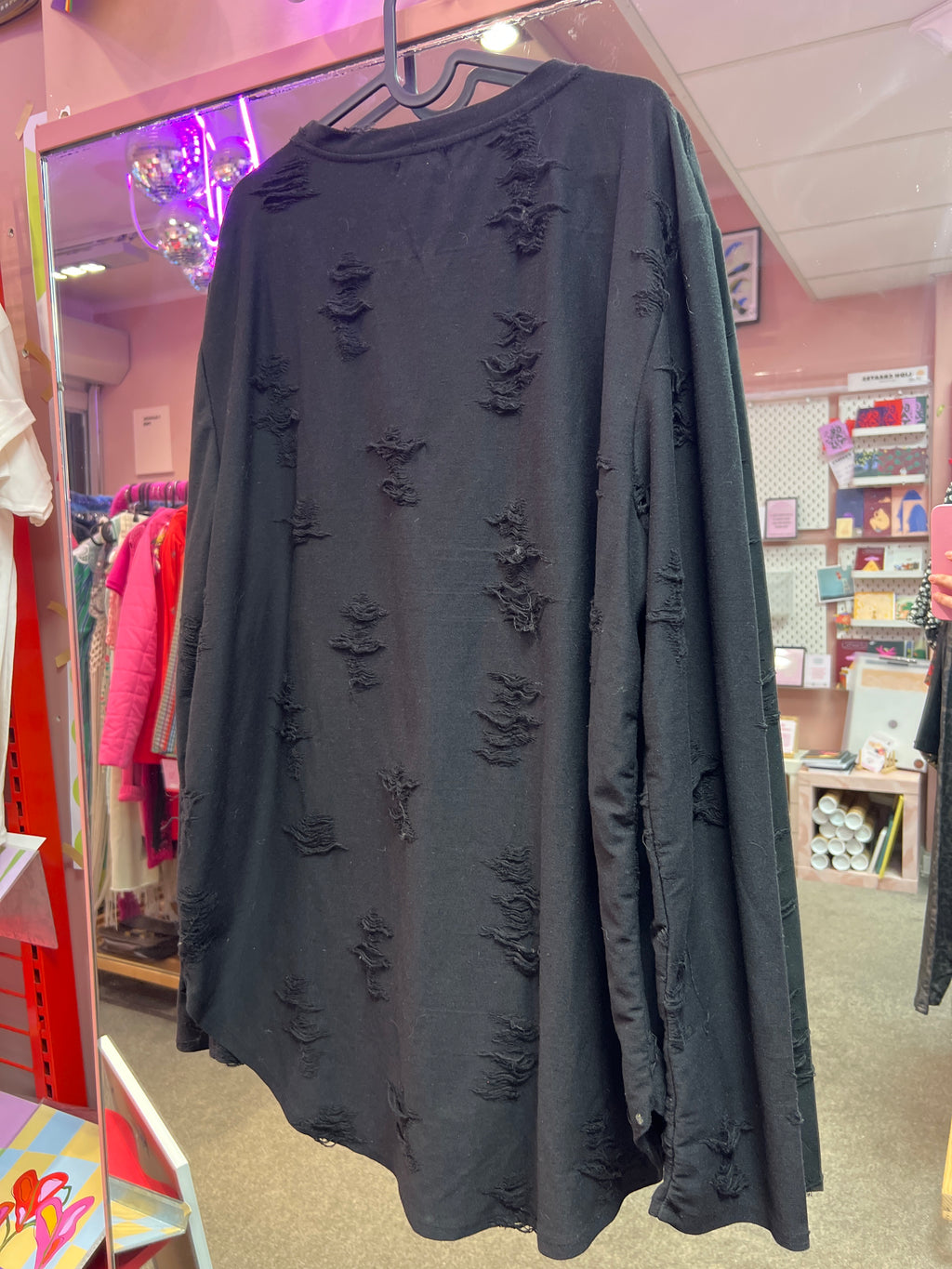 Skjorta, gotisk, rave, sliten, Divided