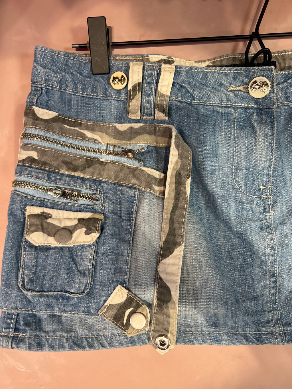 Fanco Jeans skirt multi pocket