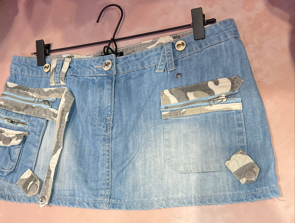 Fanco Jeans skirt multi pocket