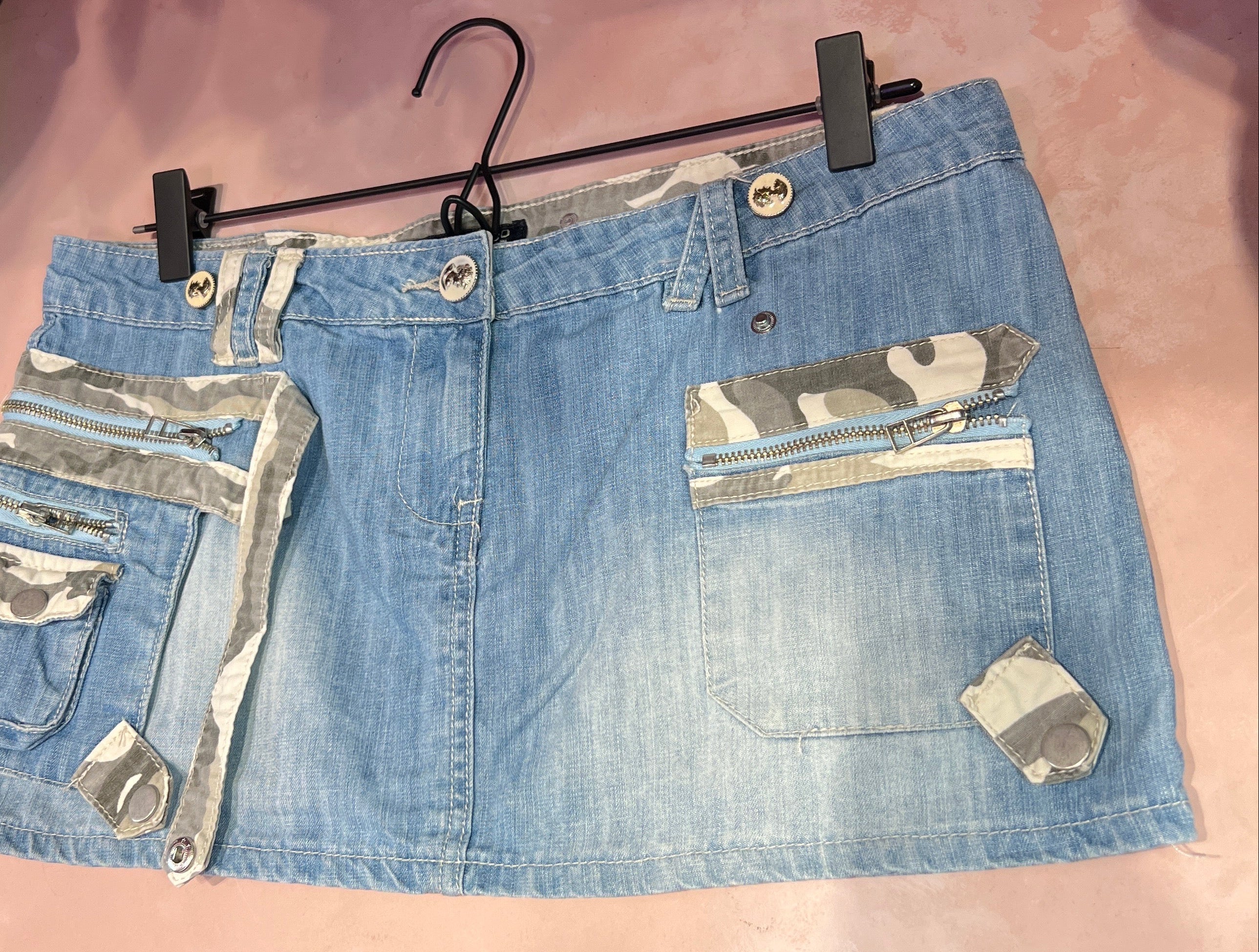 Fanco Jeans skirt multi pocket