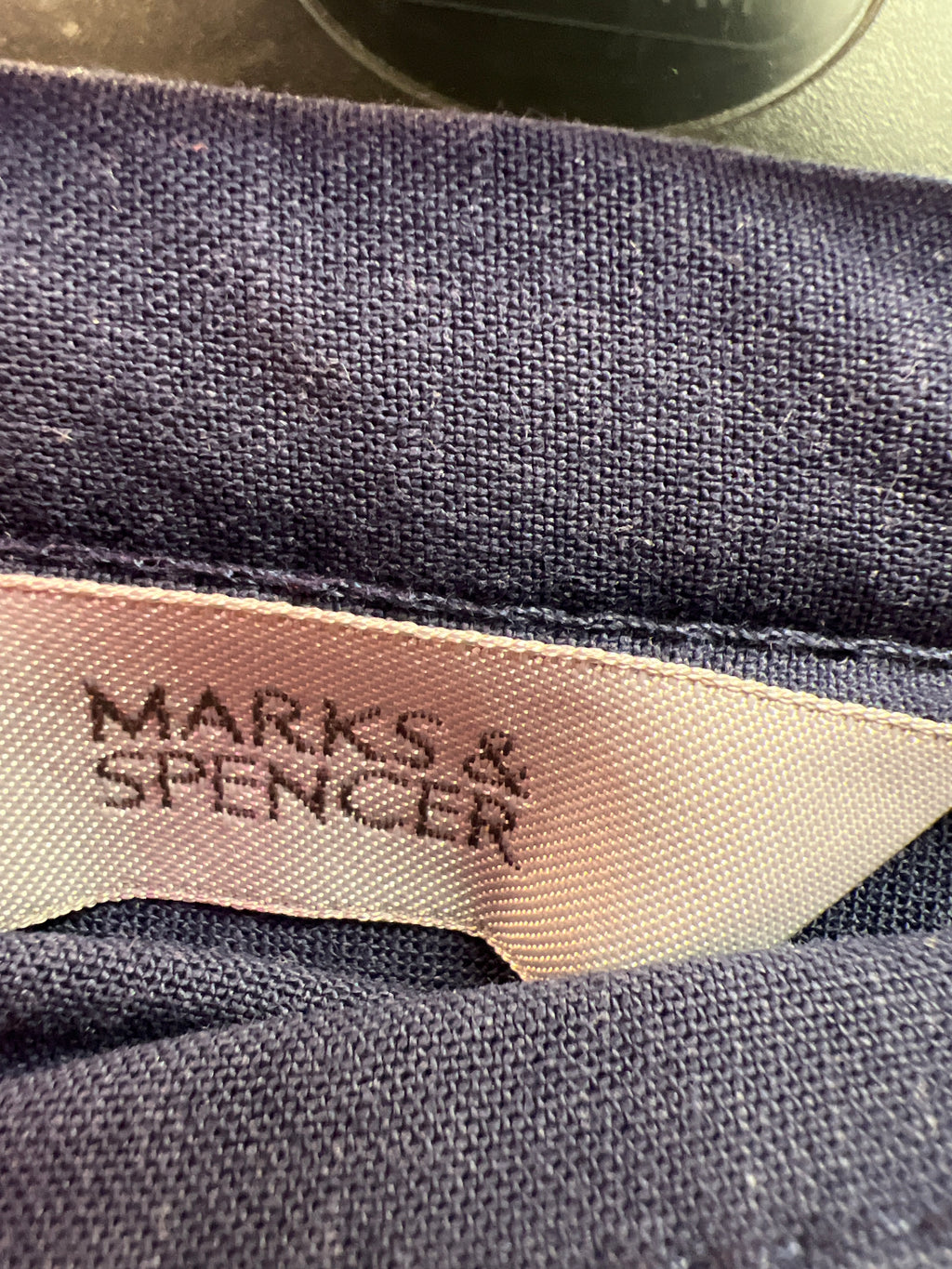 Blue Marks and Spencer skirt
