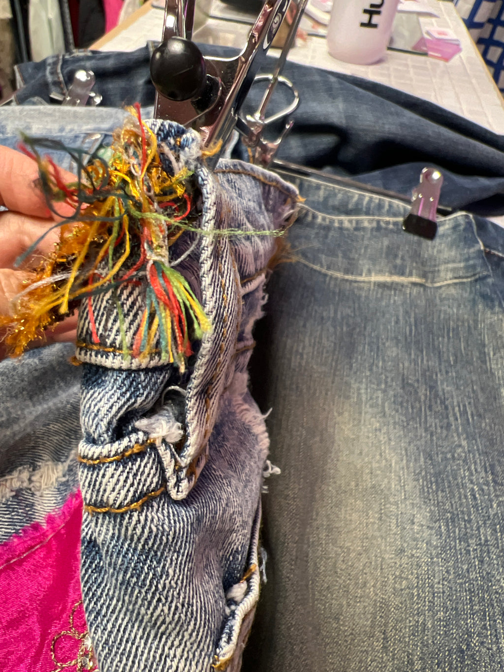 Patchwork jeans